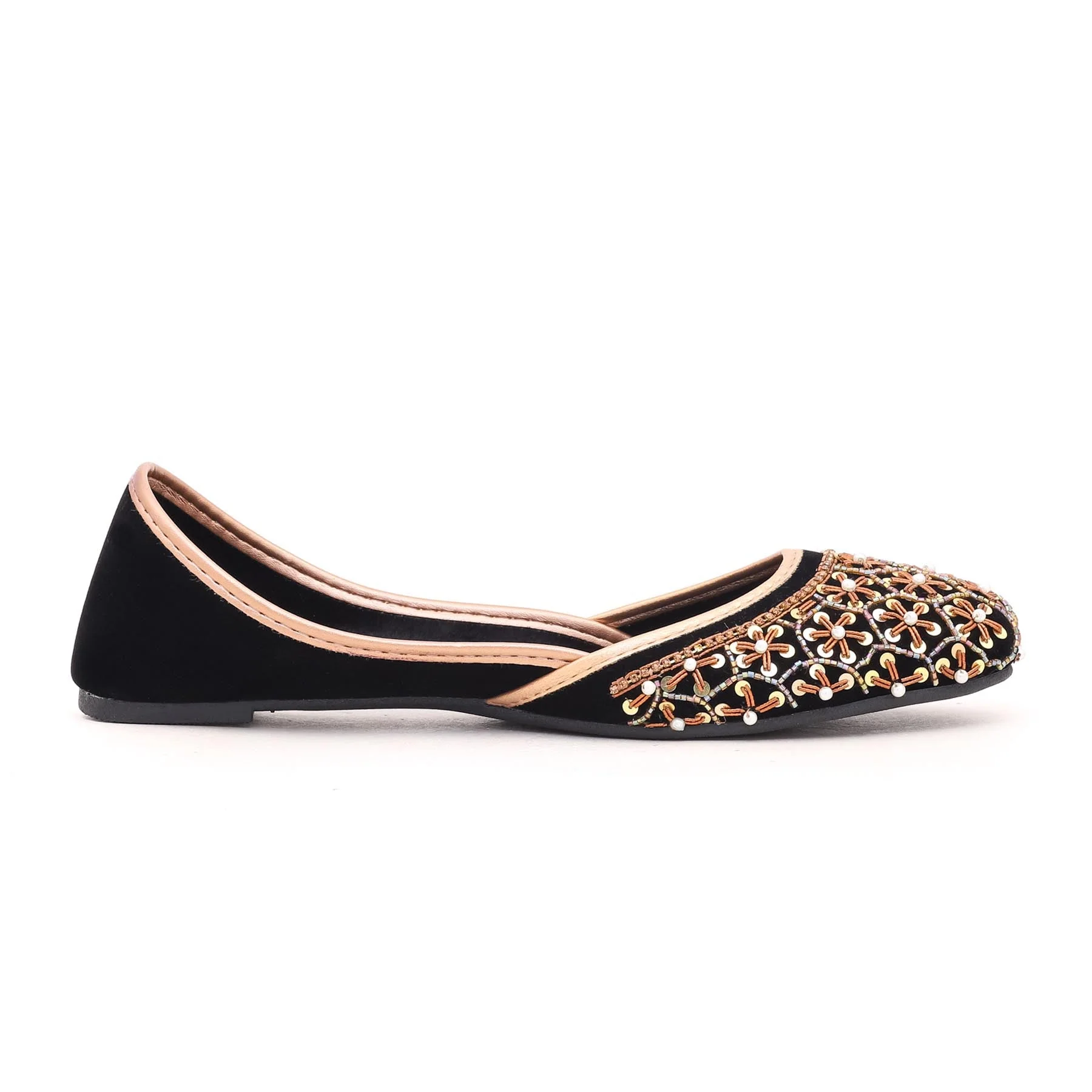 Black Fancy Khussa EC8278
