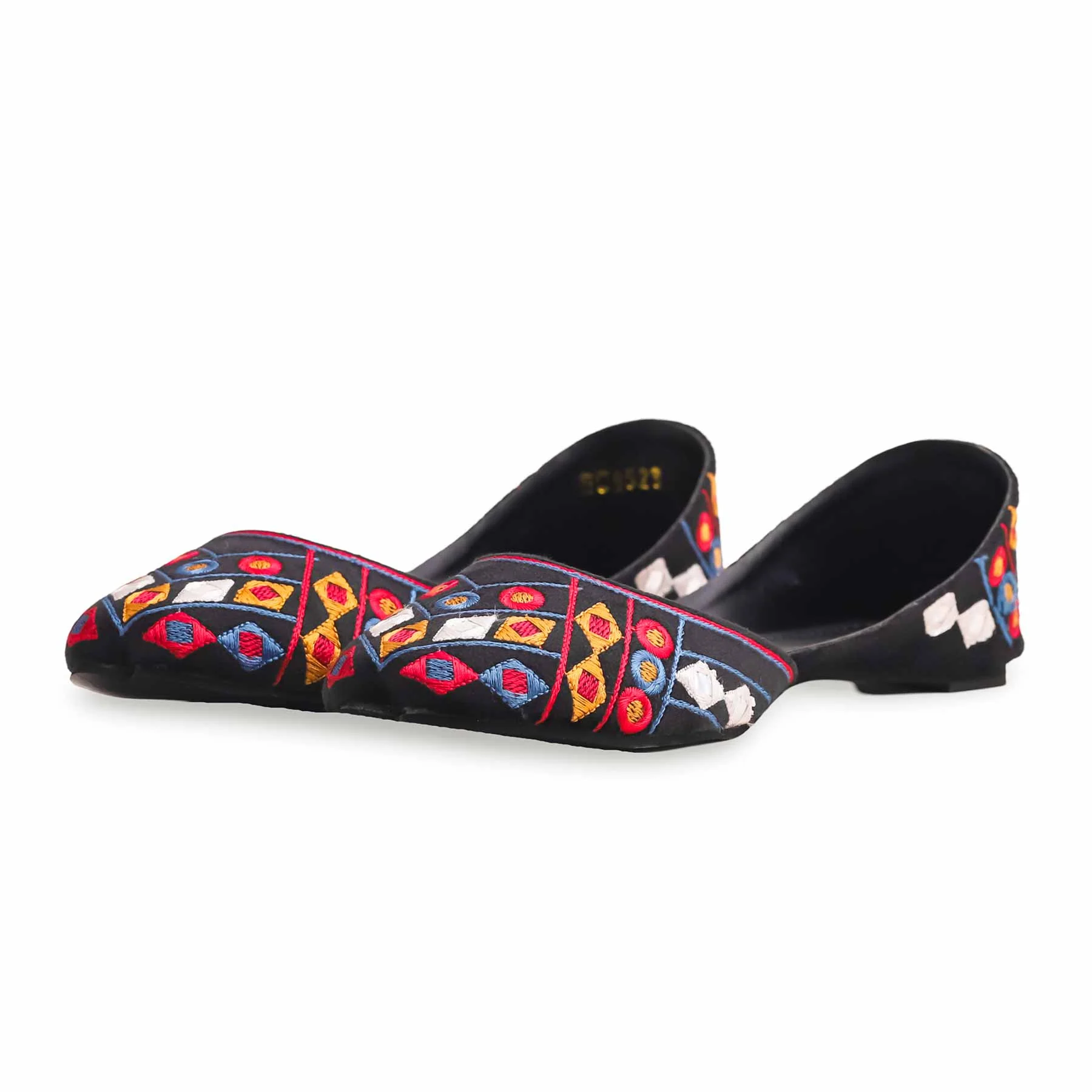 Black  Fancy Khussa  EC8523 - Image 3