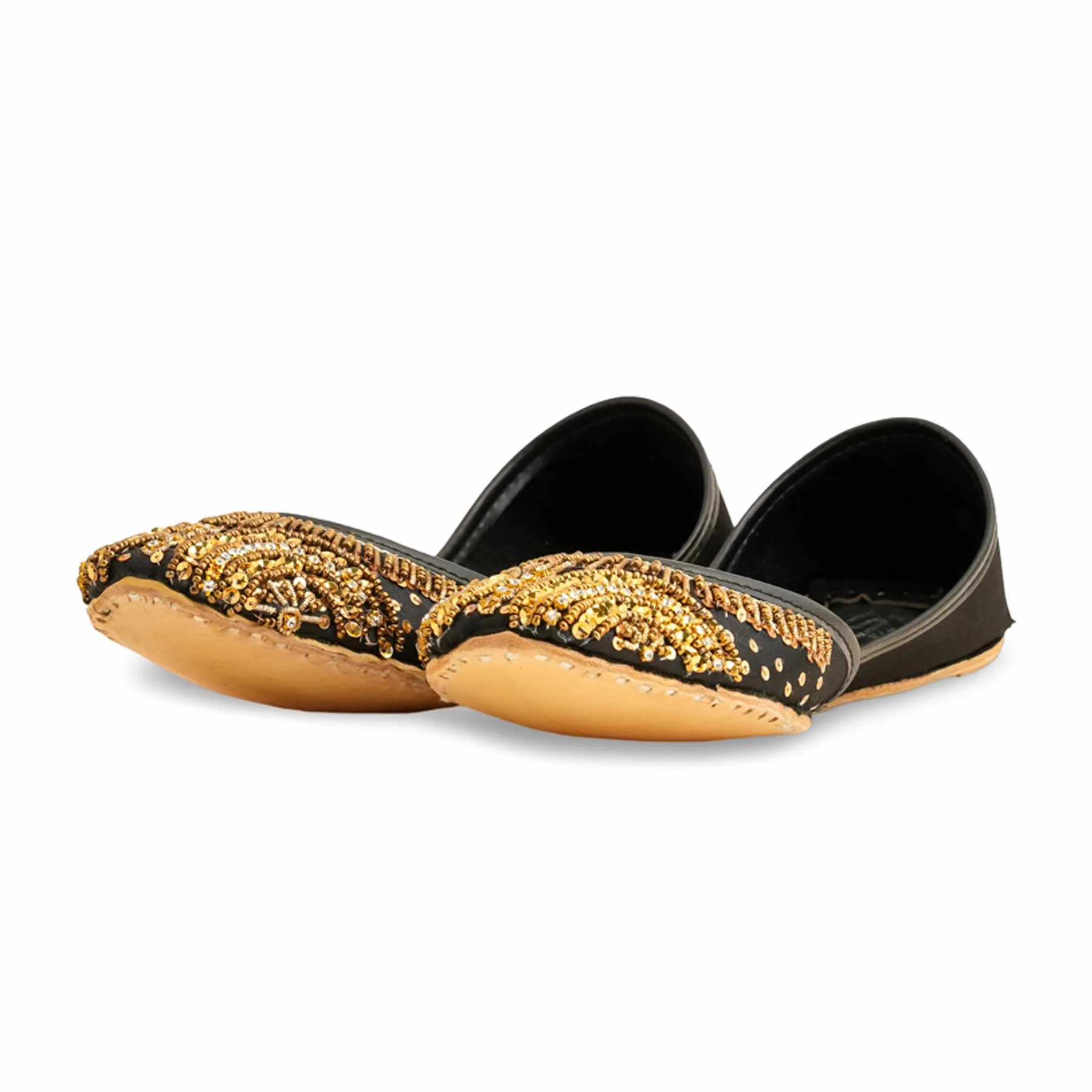 Black Fancy Khussa EC8533 - Image 3