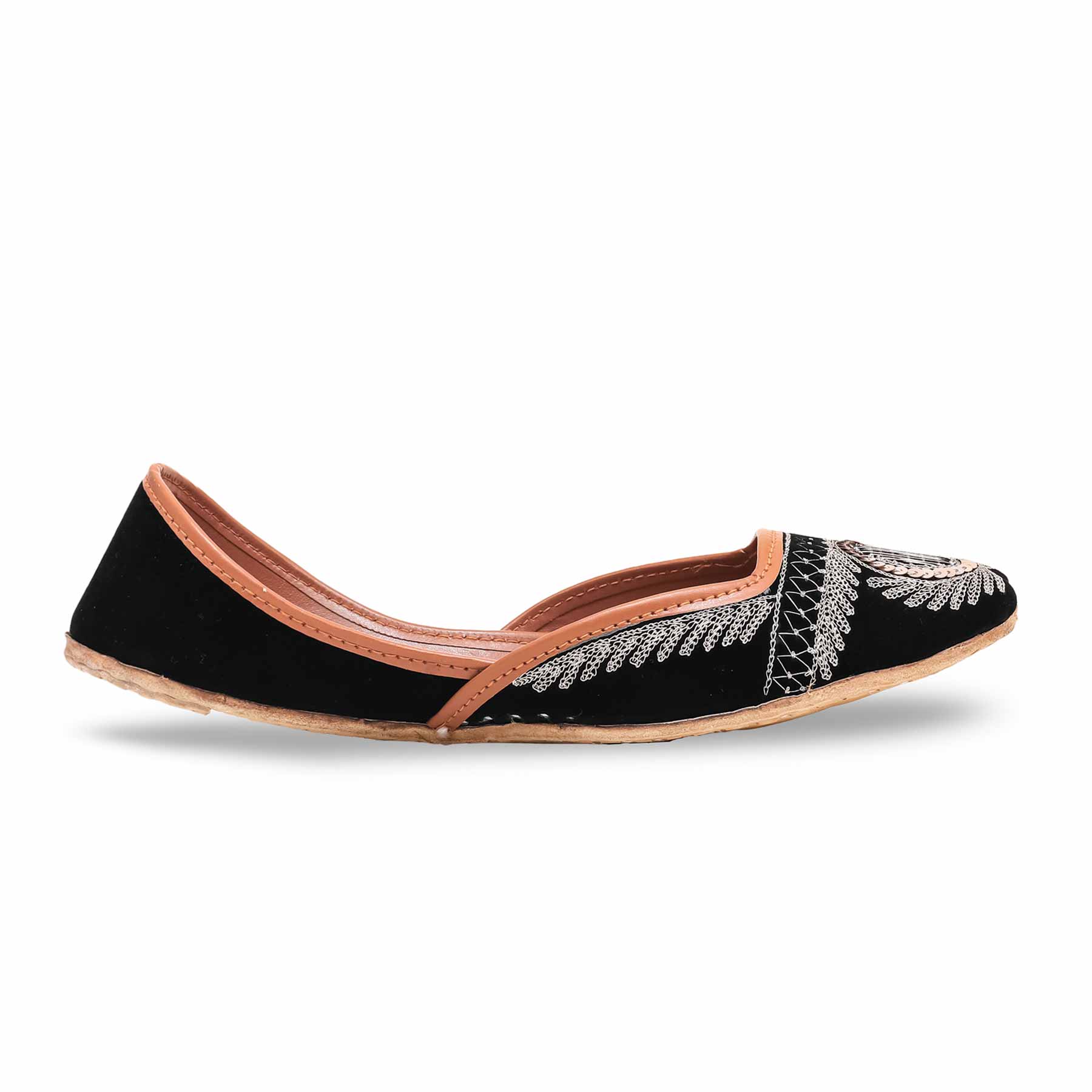 Black Fancy Khussa EC8535 - Image 2
