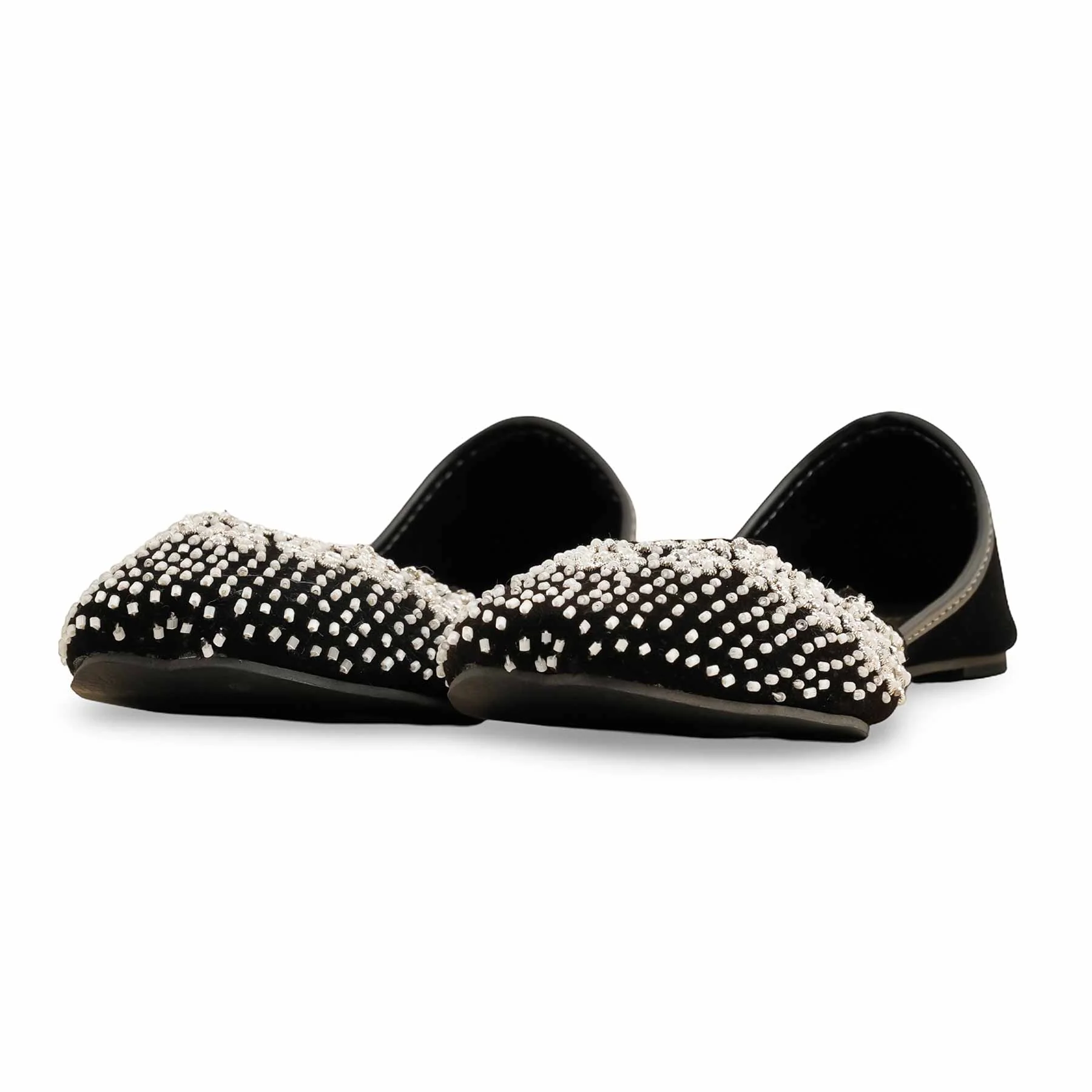 Black Fancy Khussa EC8567 - Image 3