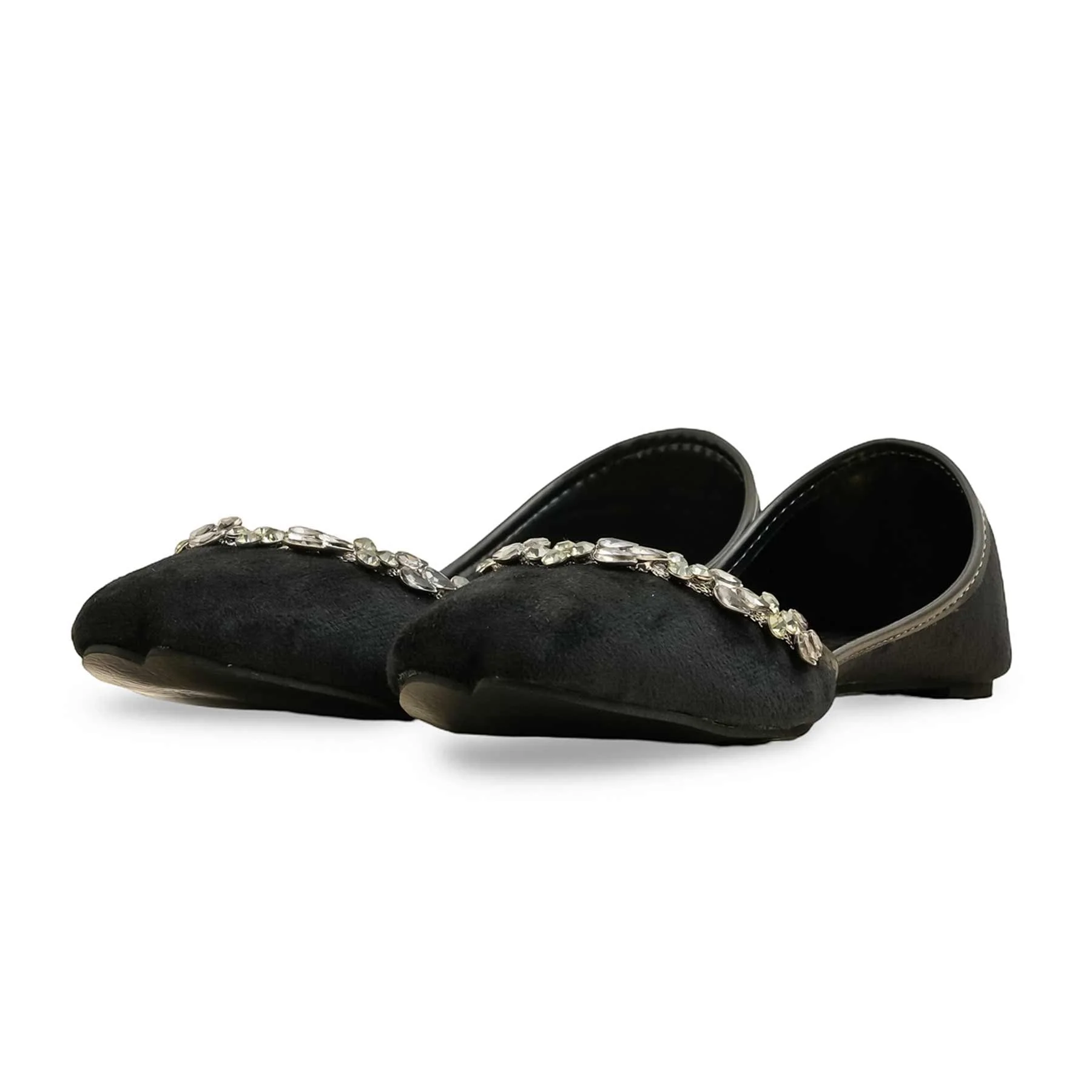 Black Fancy Khussa EC8577 - Image 3