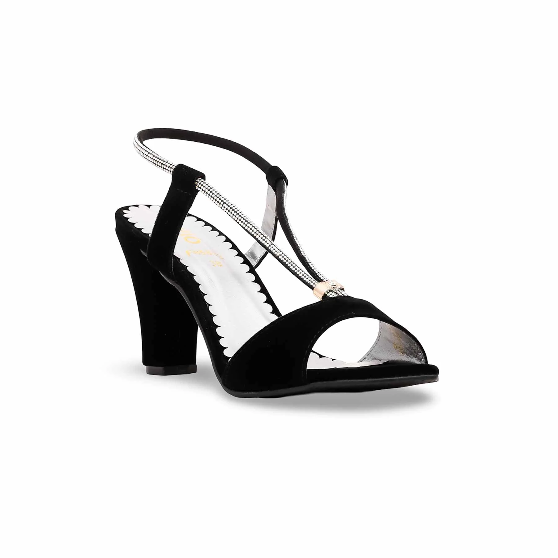 Black Fancy Sandal FN5883 - Image 3