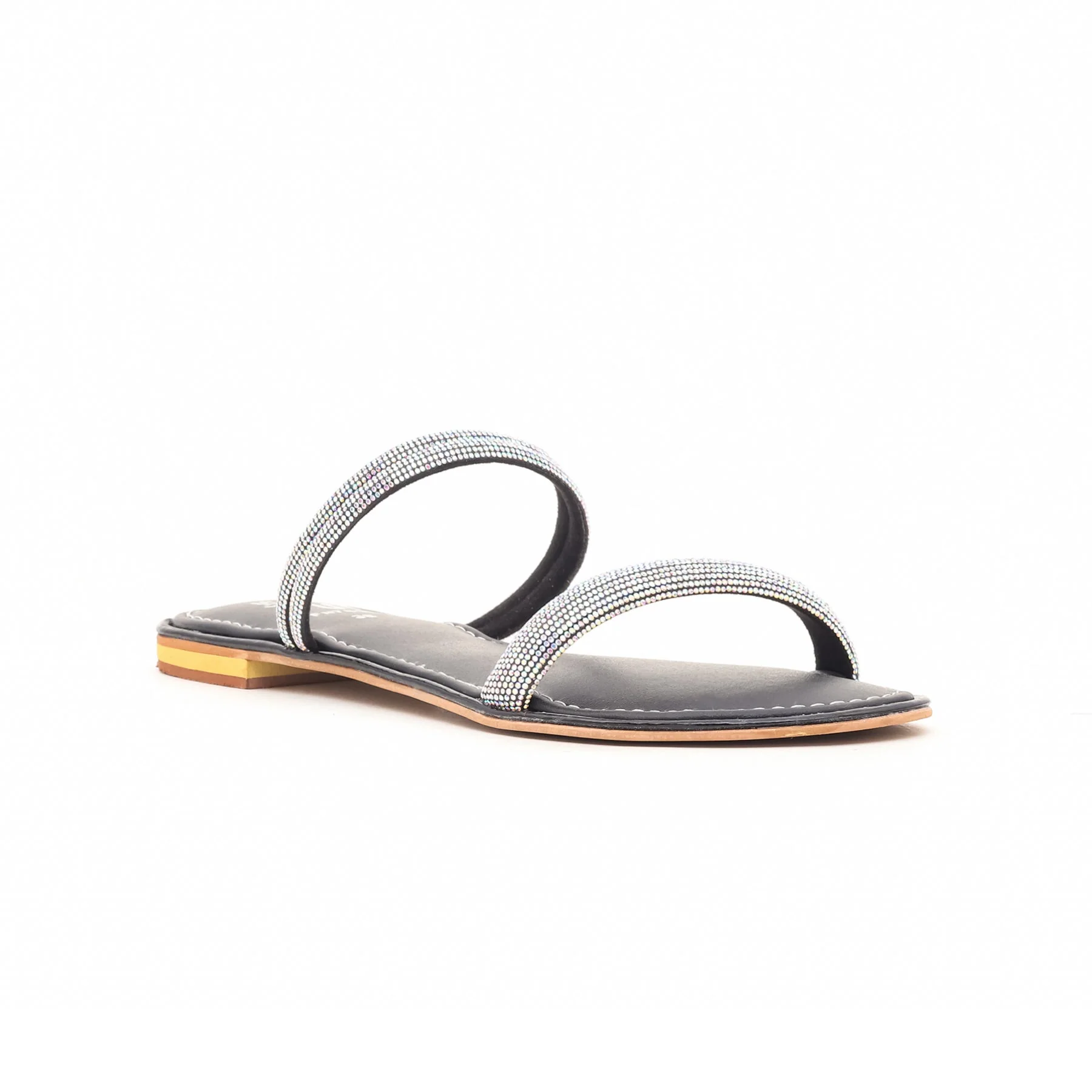 Black Fancy Slipper FN7600 - Image 2