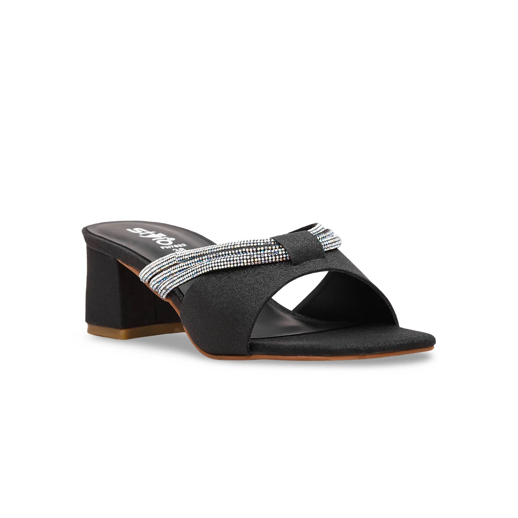 Black Fancy Slipper FN7632 - Image 2