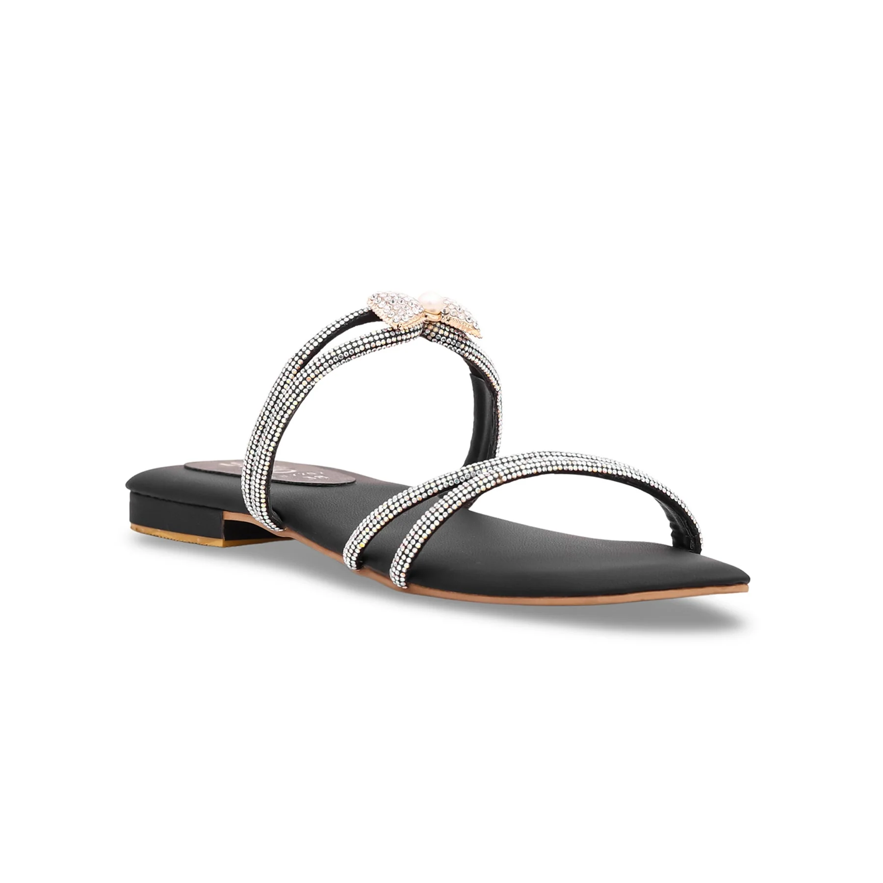 Black Fancy Slipper FN7707 - Image 3