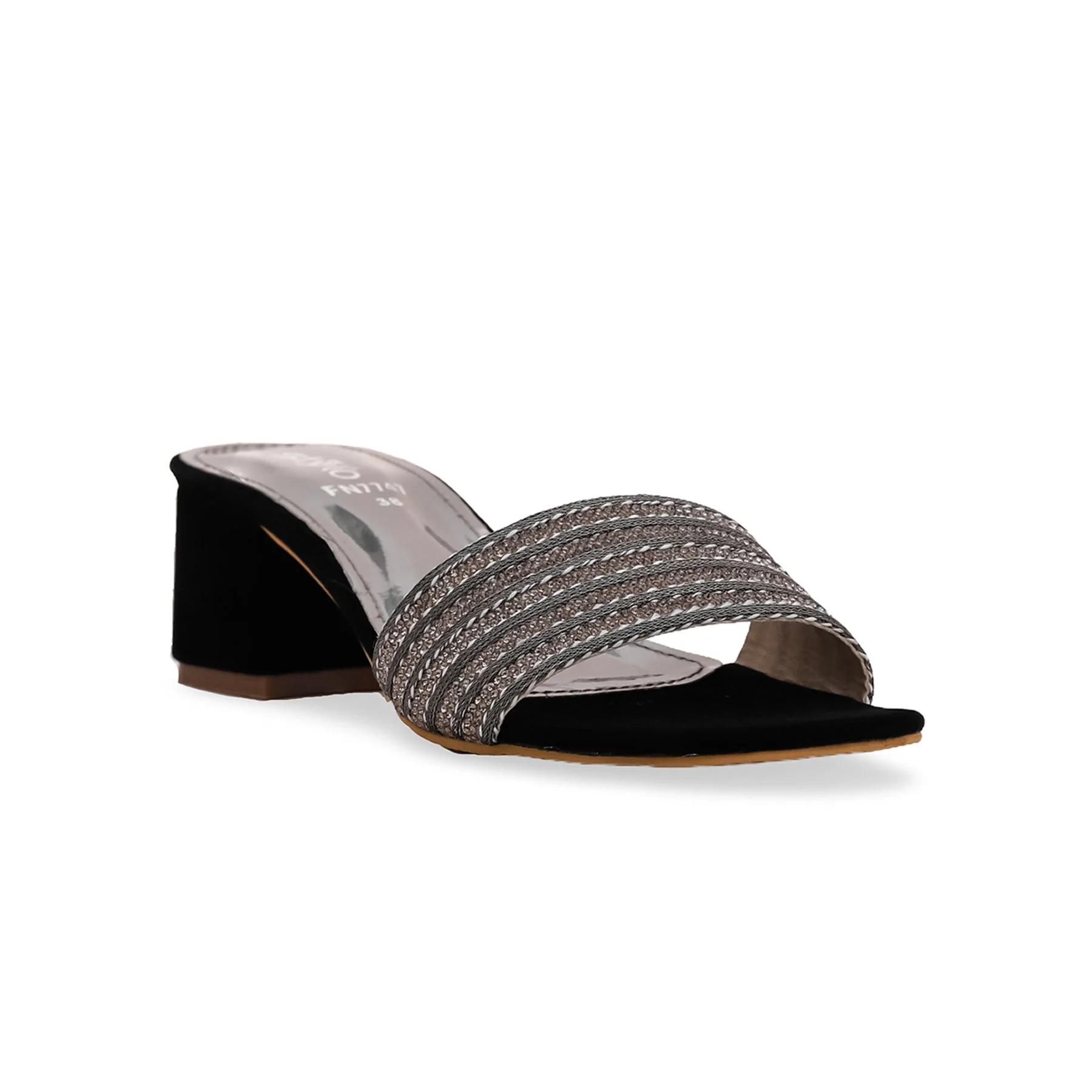 Black Fancy Slipper FN7747 - Image 2