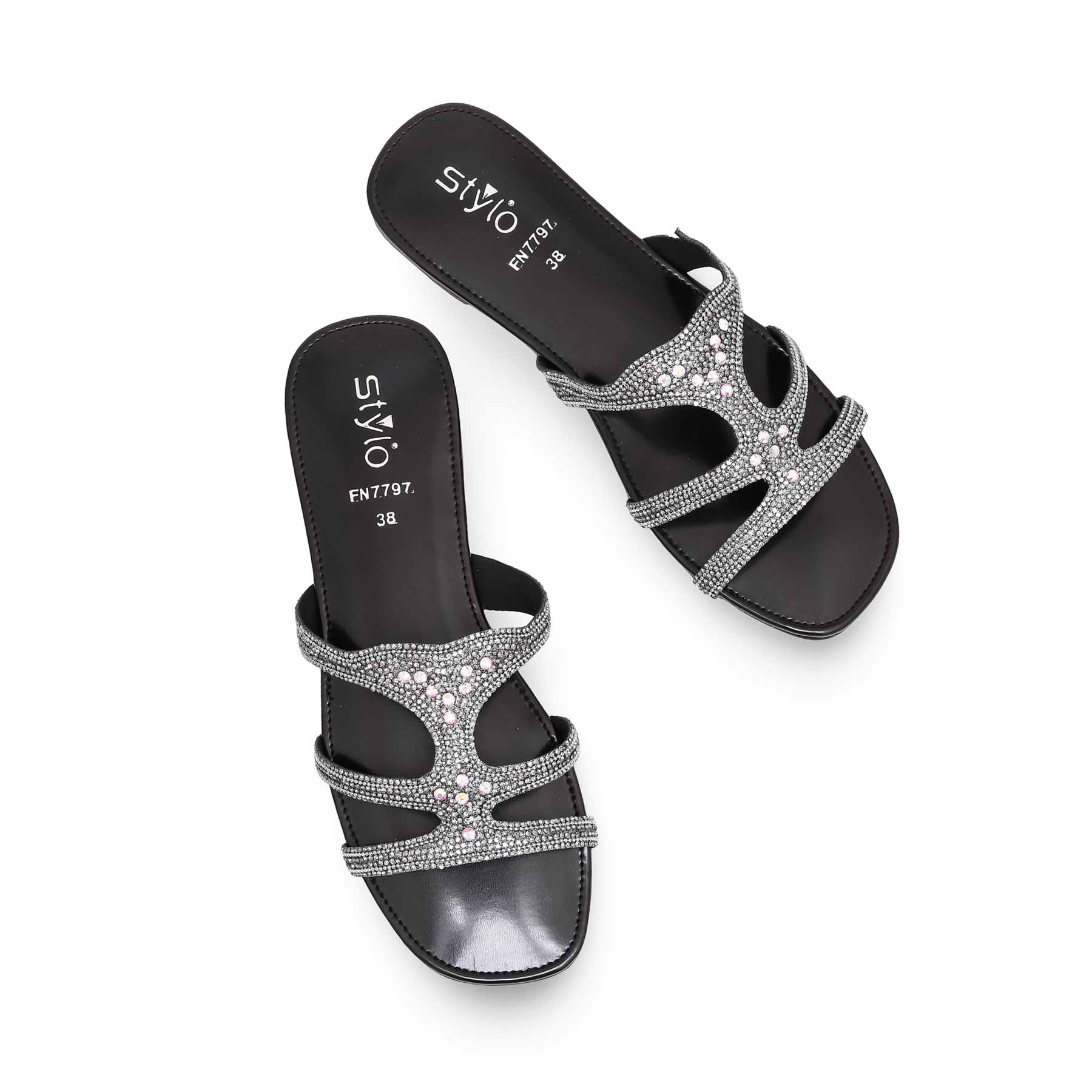 Black Fancy Slipper FN7797 - Image 4