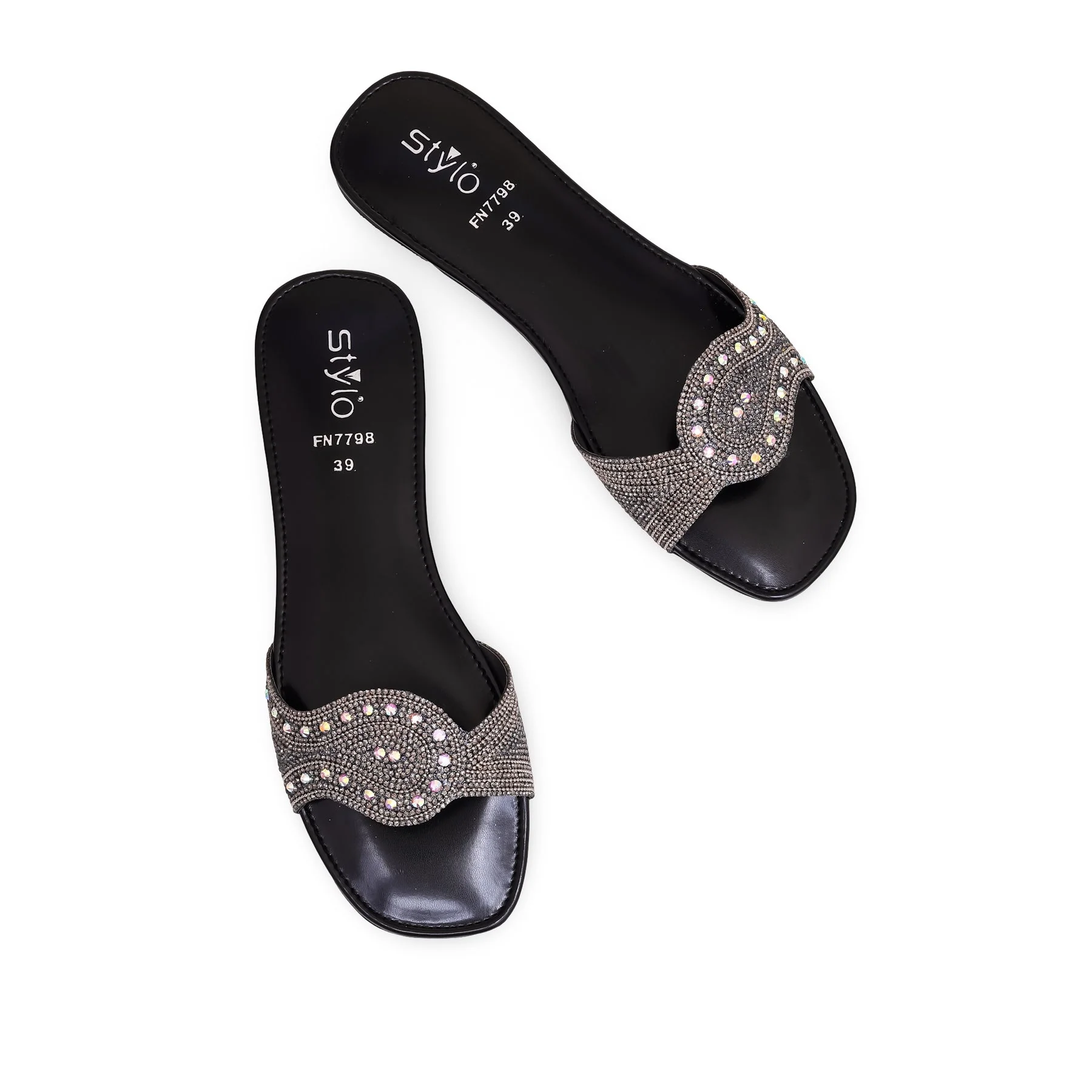 Black Fancy Slipper FN7798 - Image 4
