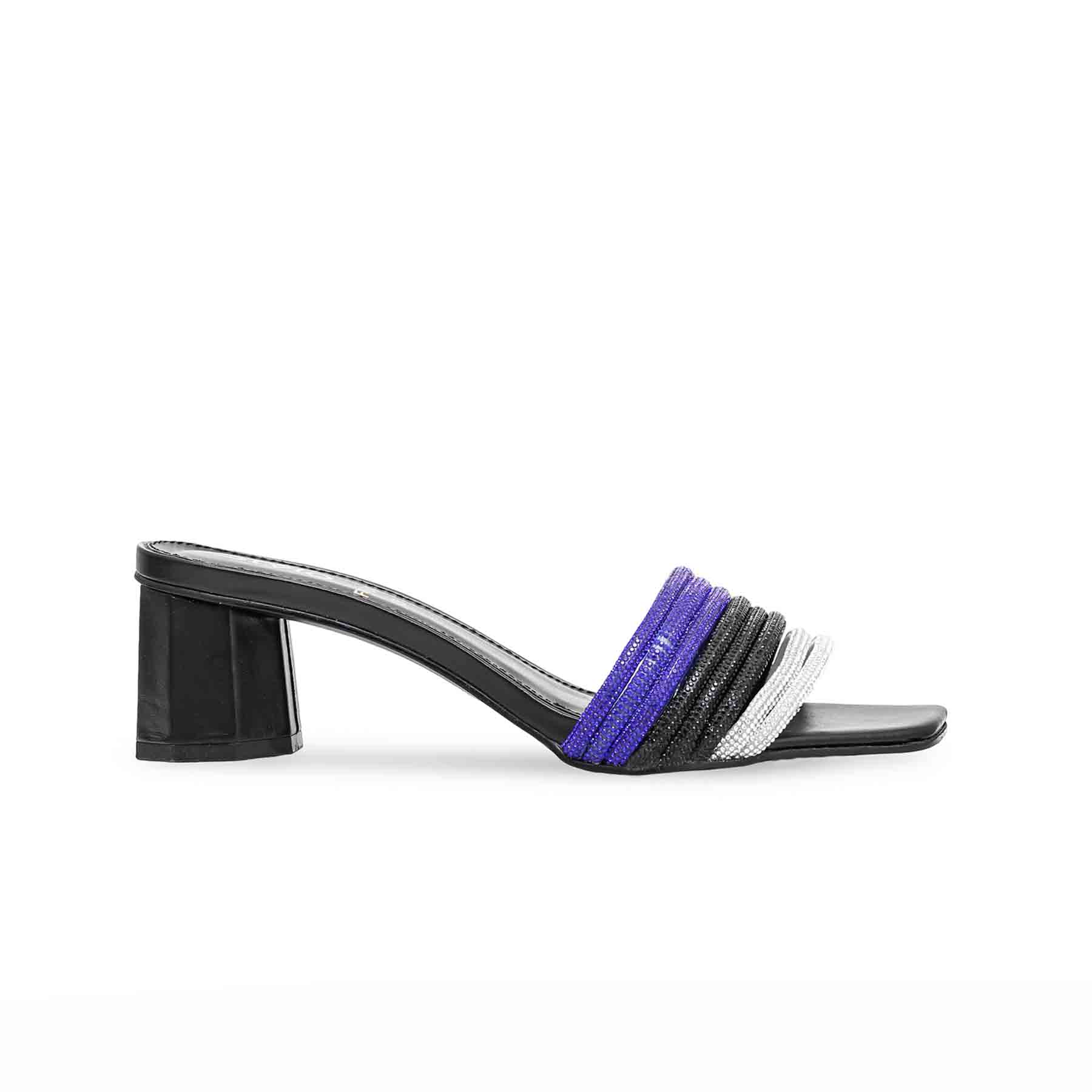 Black Fancy Slipper FN7801 - Image 2