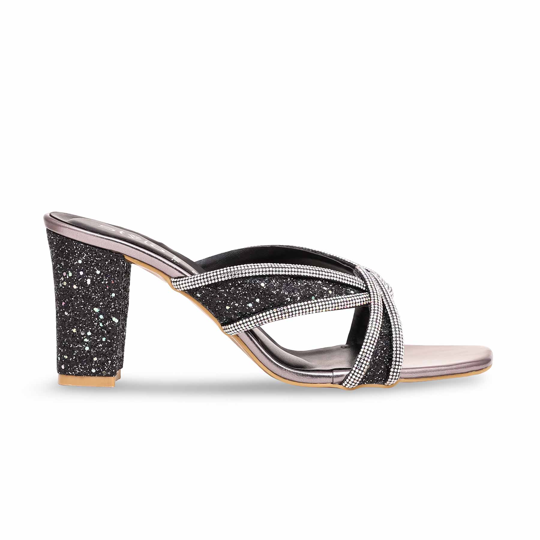 Black Fancy Slipper FN7811 - Image 2