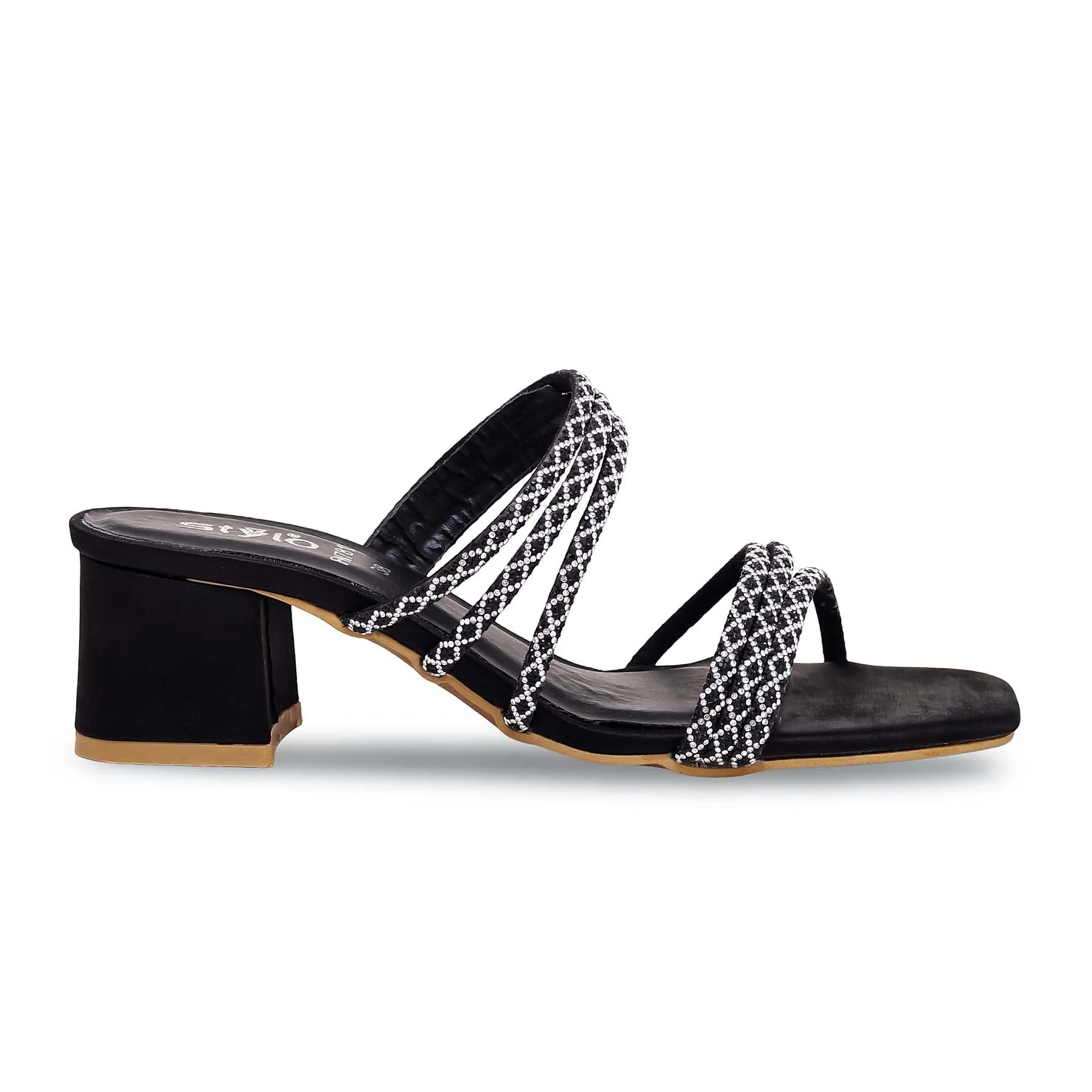 Black Fancy Slipper FN7813 - Image 2