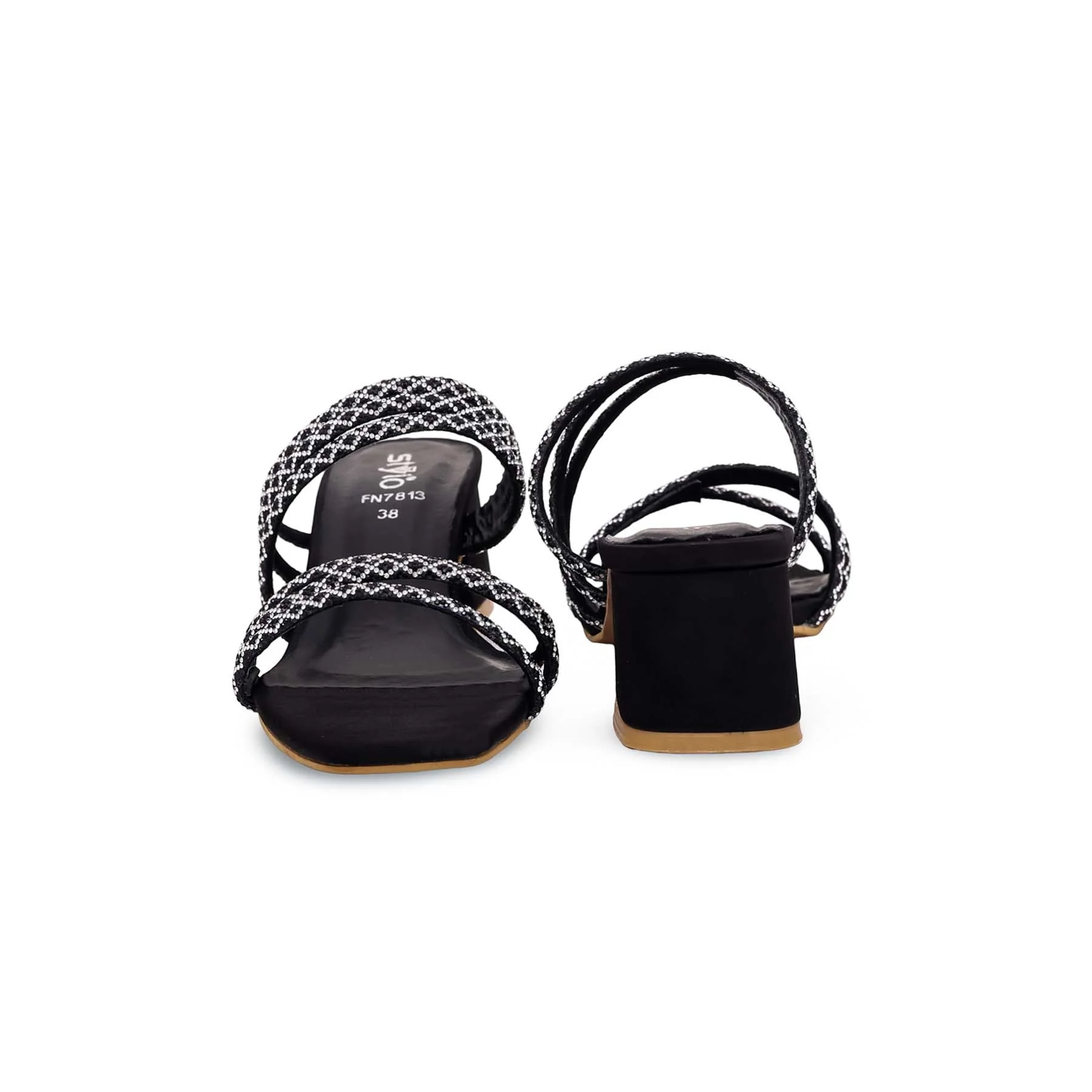 Black Fancy Slipper FN7813 - Image 4