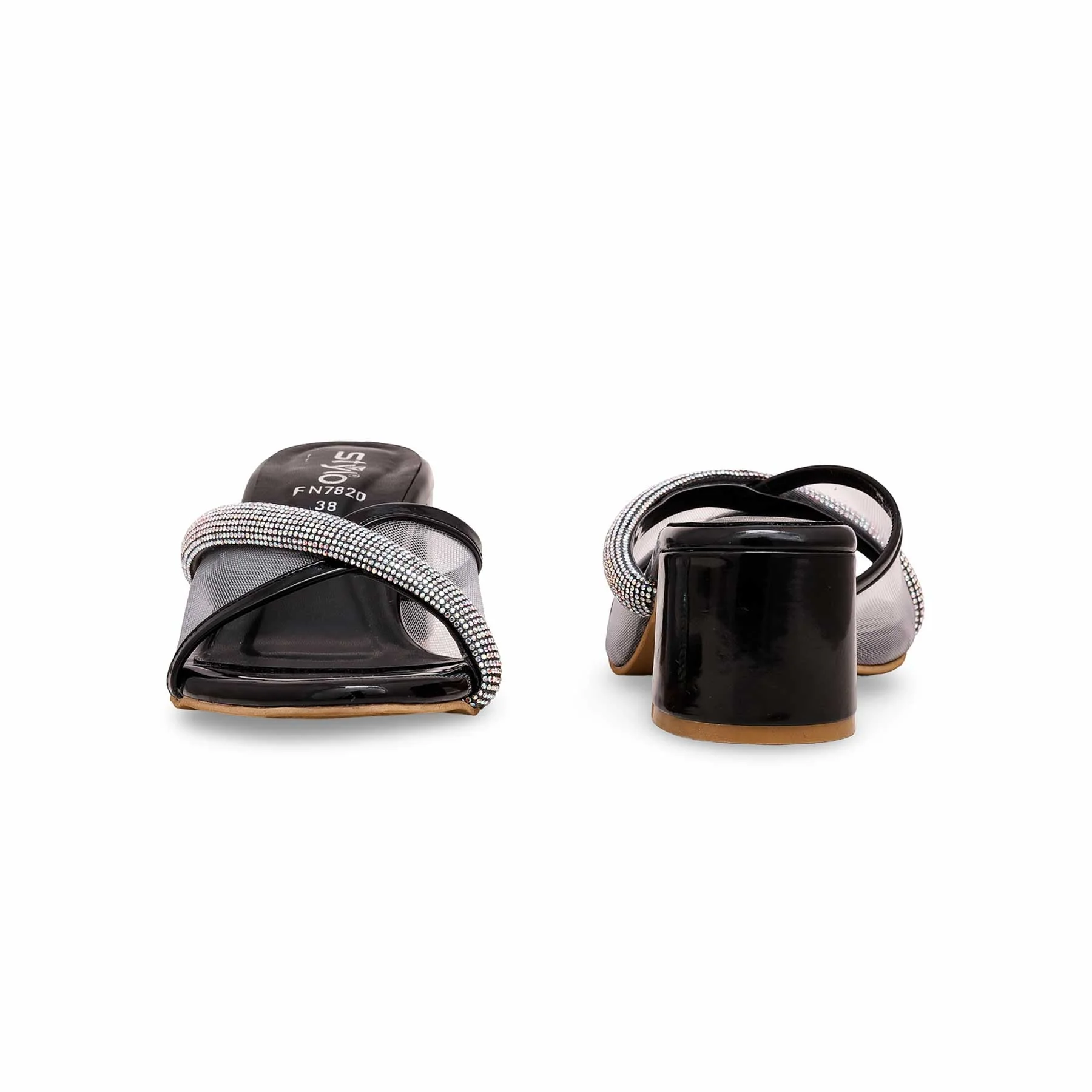 Black Fancy Slipper FN7820 - Image 4