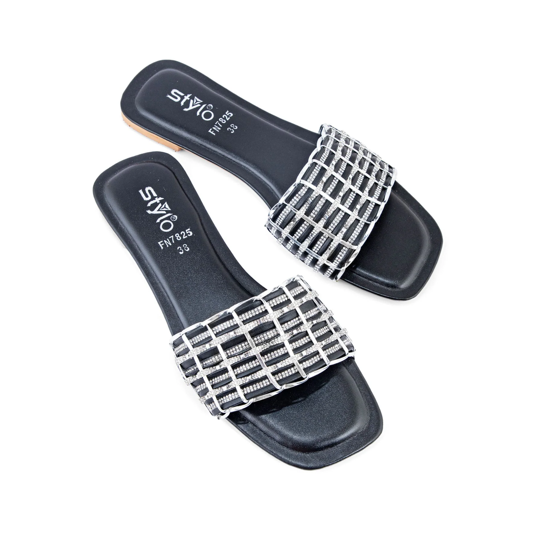 Black Fancy Slipper FN7825 - Image 5