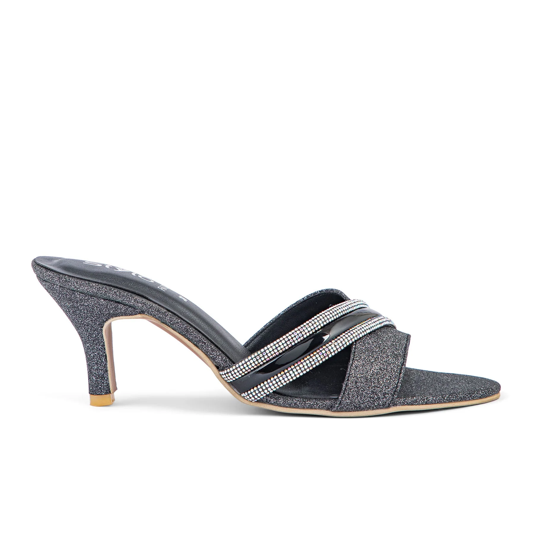 Black Fancy Slipper FN7832 - Image 2
