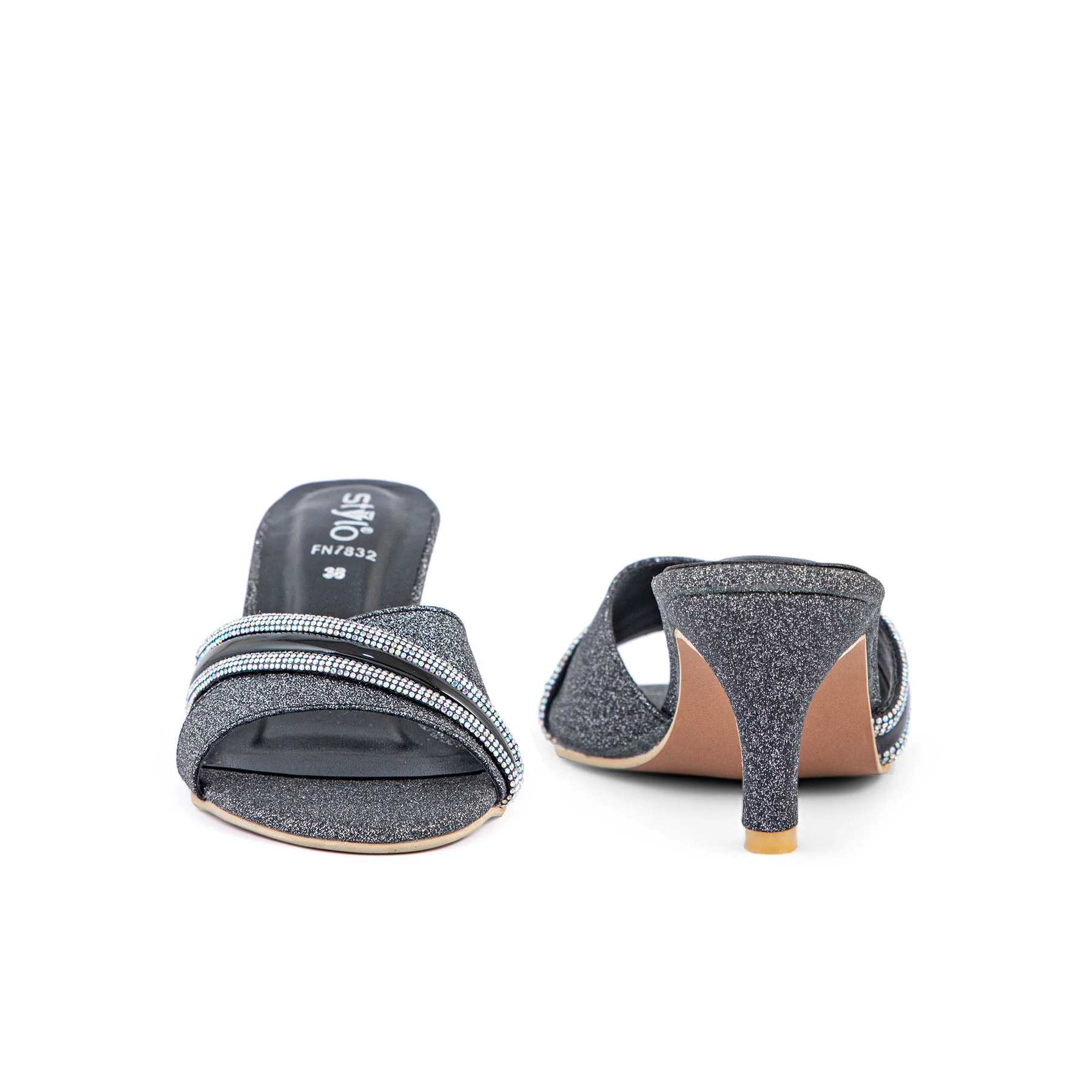 Black Fancy Slipper FN7832 - Image 4