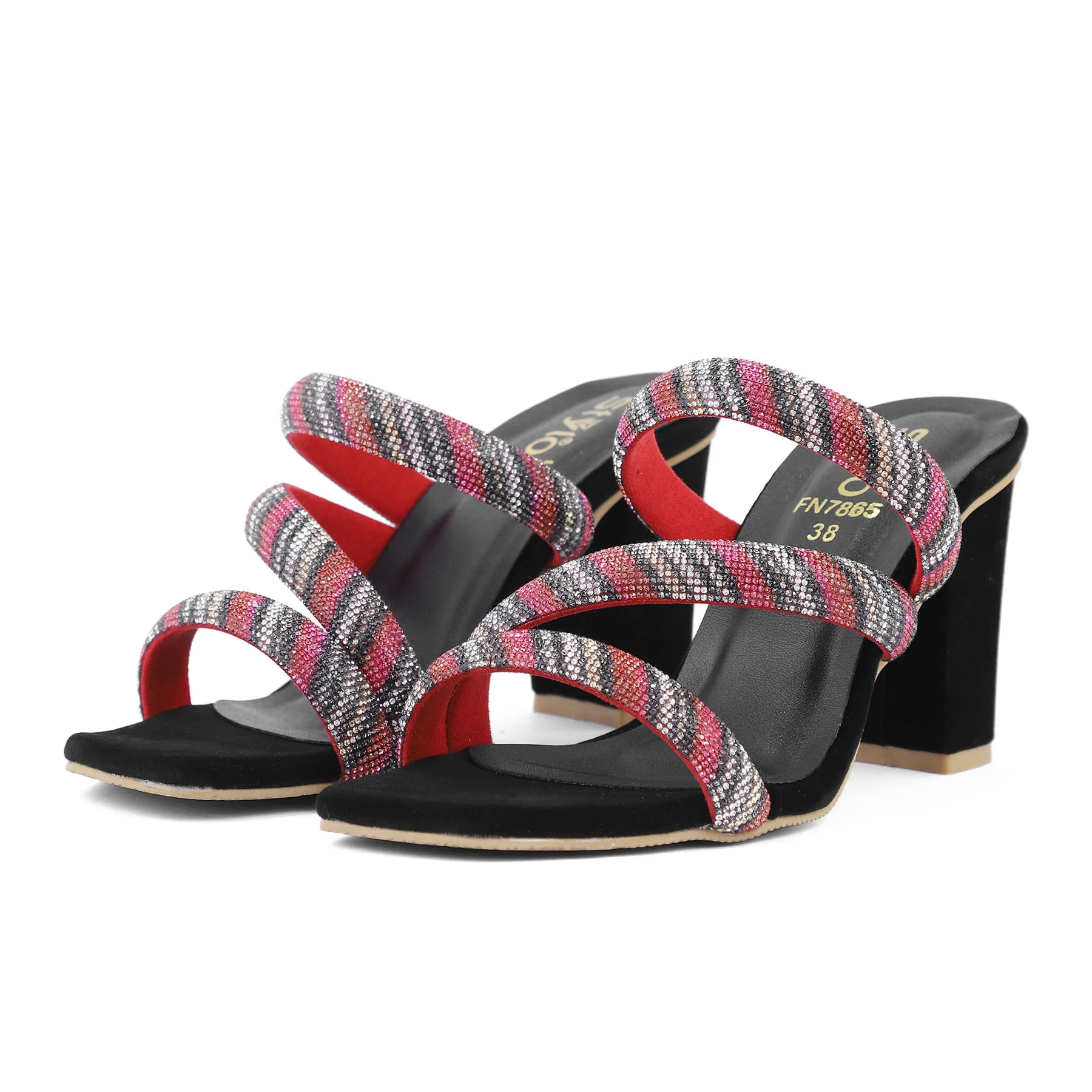 Black Fancy Slipper FN7865 - Image 3