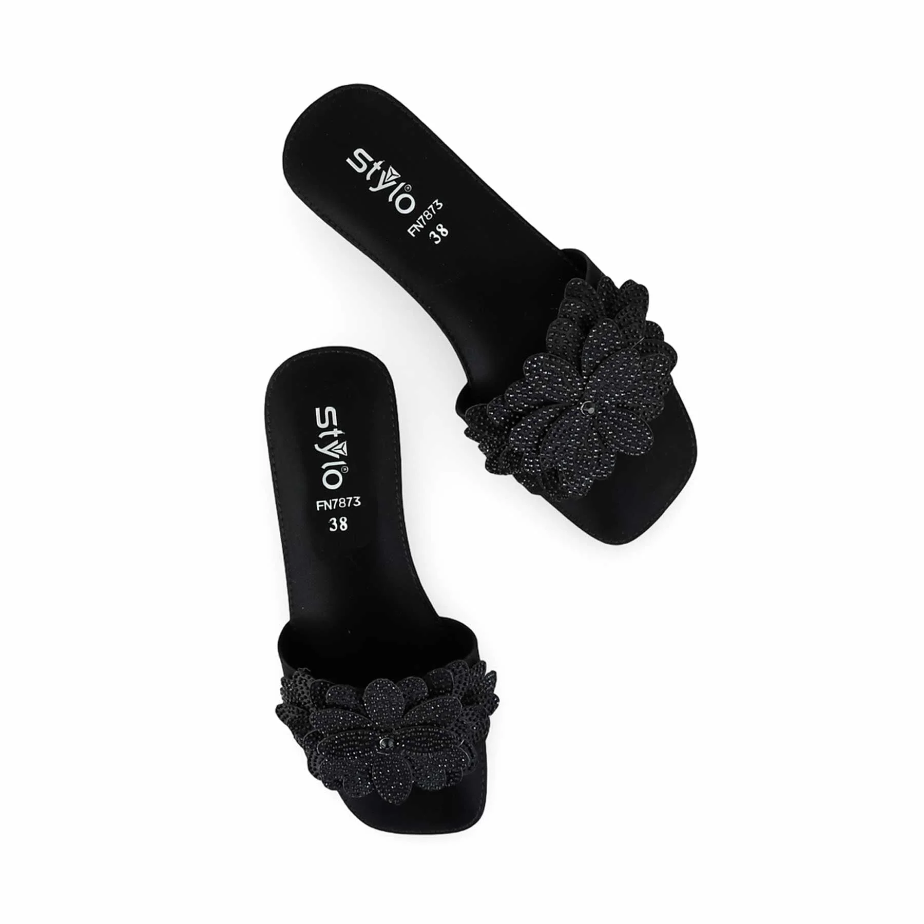 Black Fancy Slipper FN7873 - Image 4