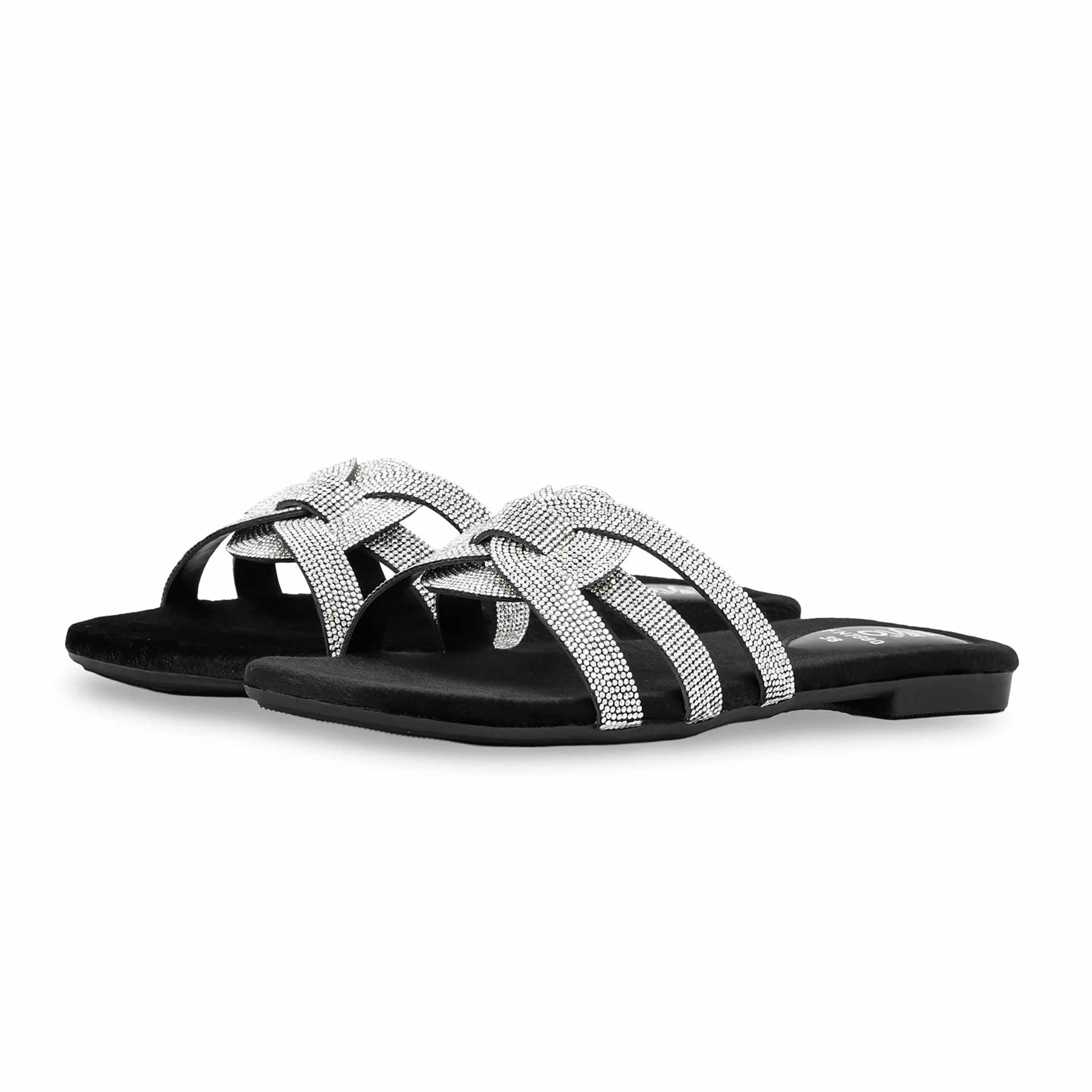 Black Fancy Slipper FN7880 - Image 3