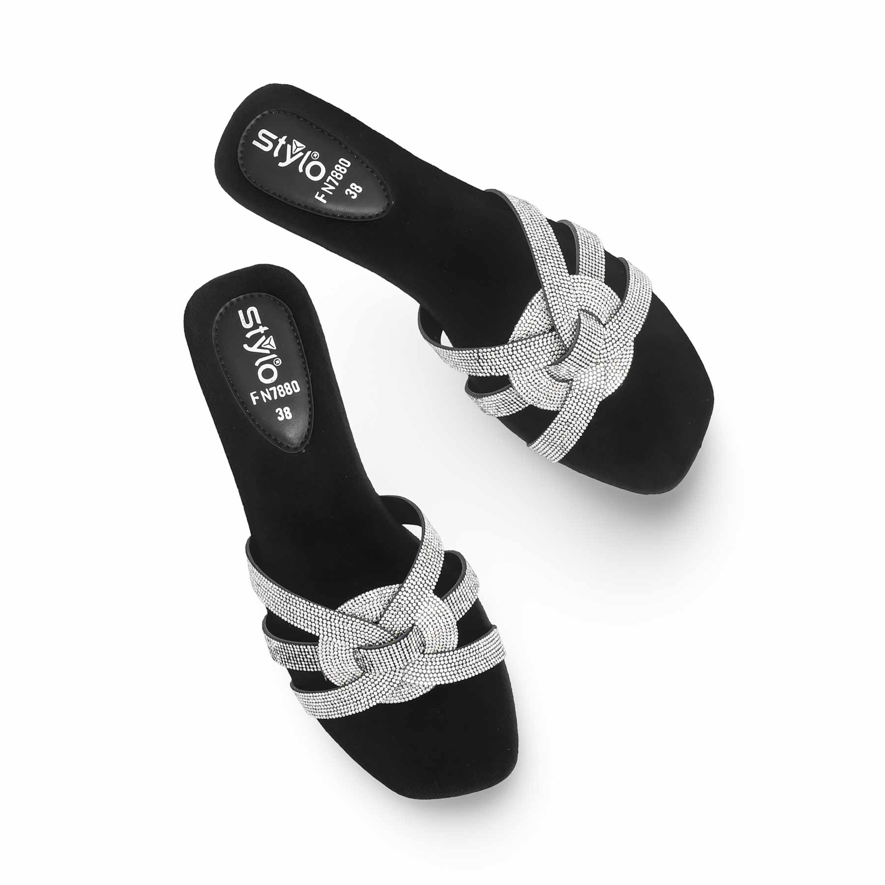 Black Fancy Slipper FN7880 - Image 5