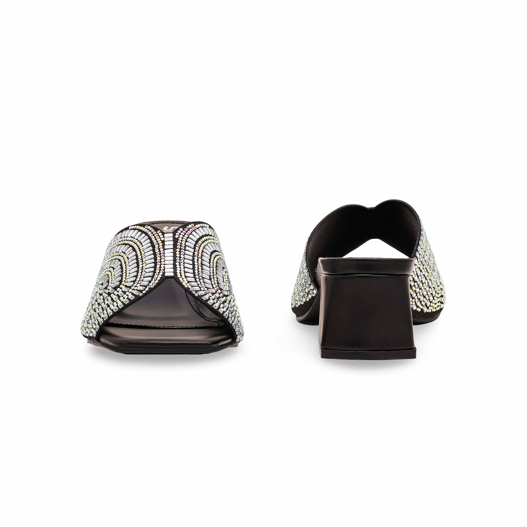 Black Fancy Slipper FN7884 - Image 3