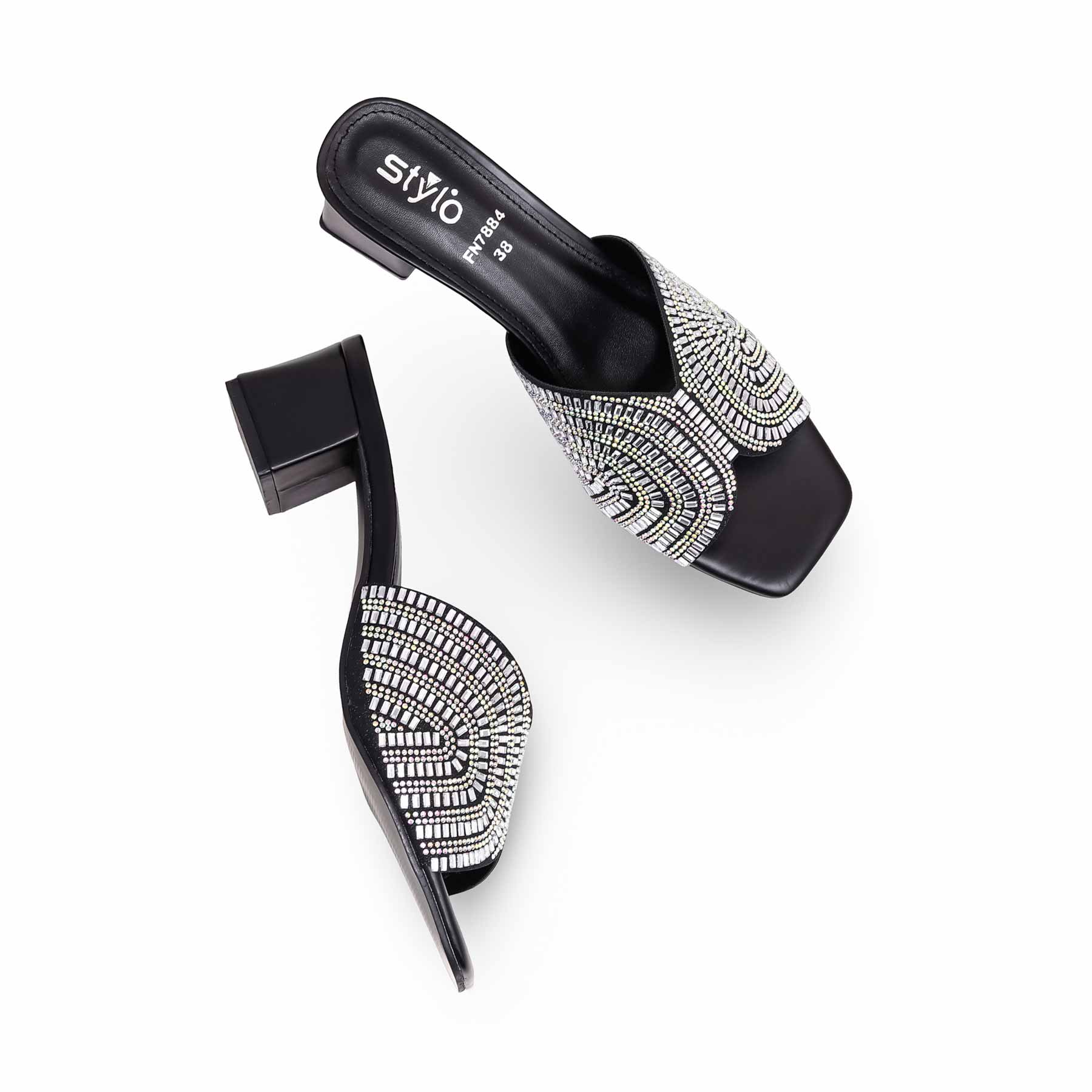 Black Fancy Slipper FN7884 - Image 4