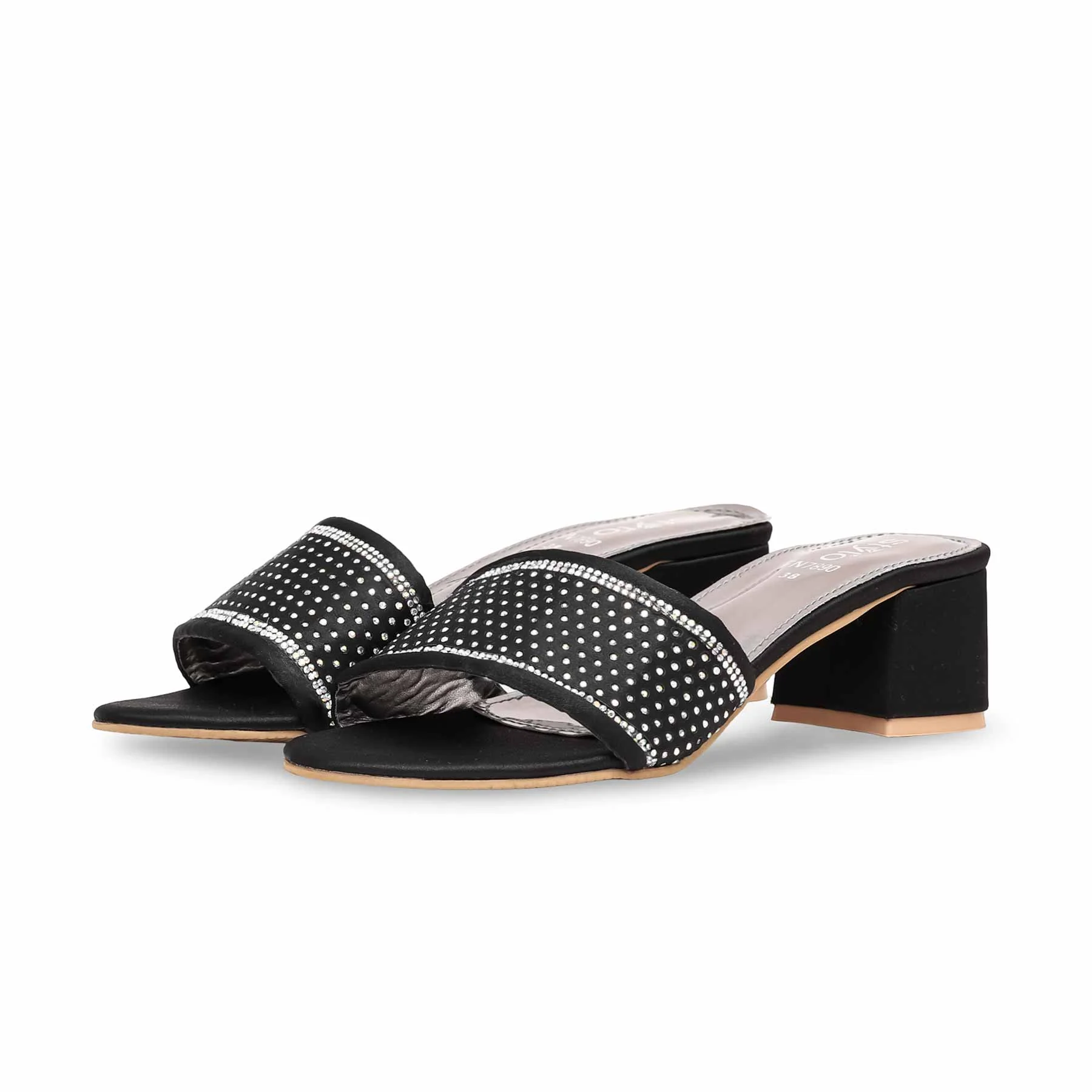 Black Fancy Slipper FN7890 - Image 3