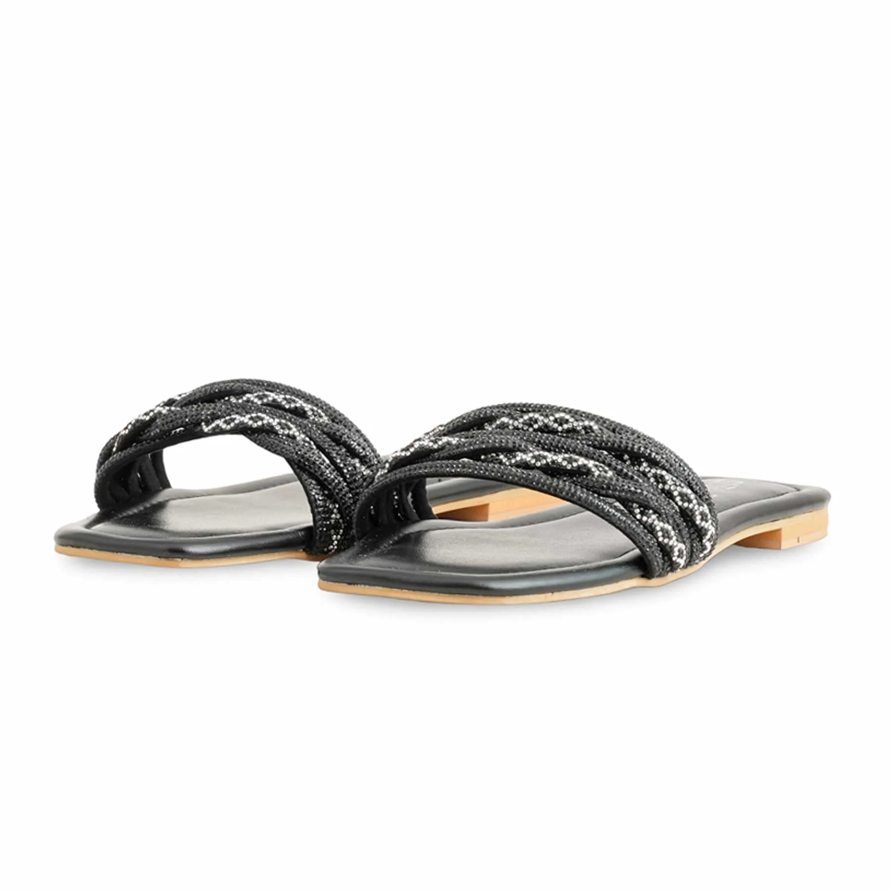 Black Fancy Slipper FN7891 - Image 3