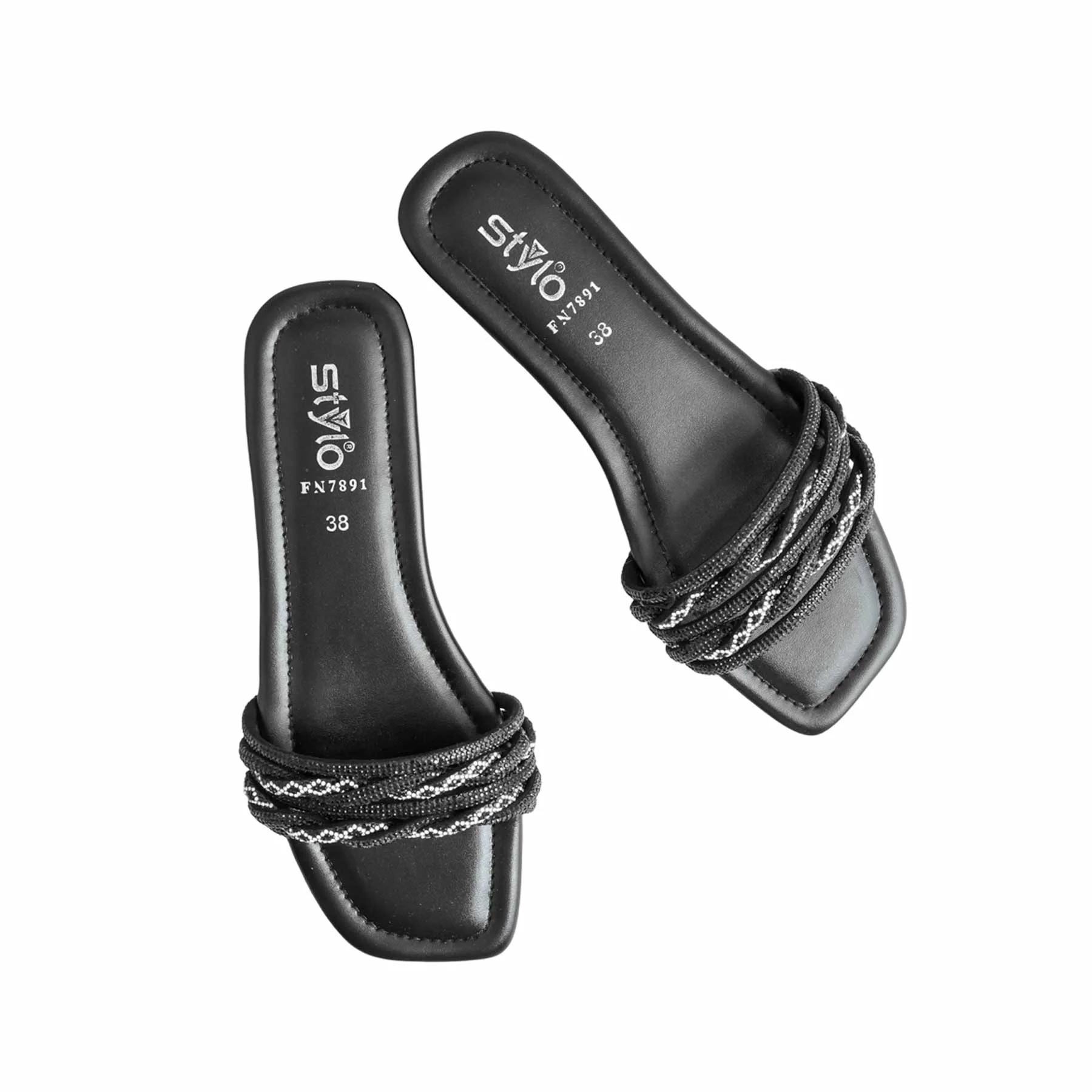 Black Fancy Slipper FN7891 - Image 5