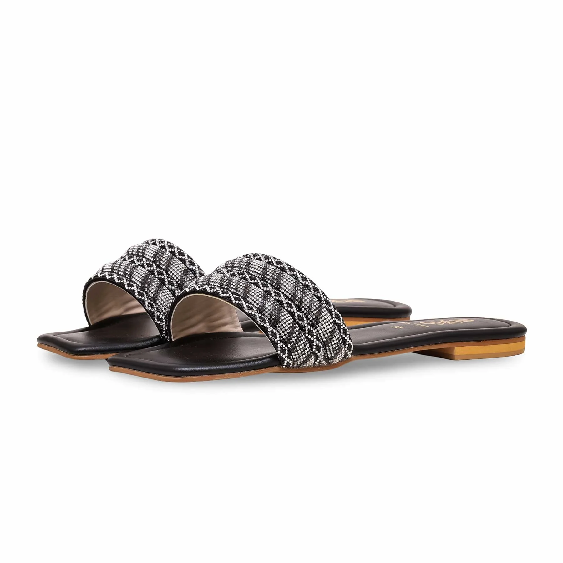 Black Fancy Slipper FN7892 - Image 2