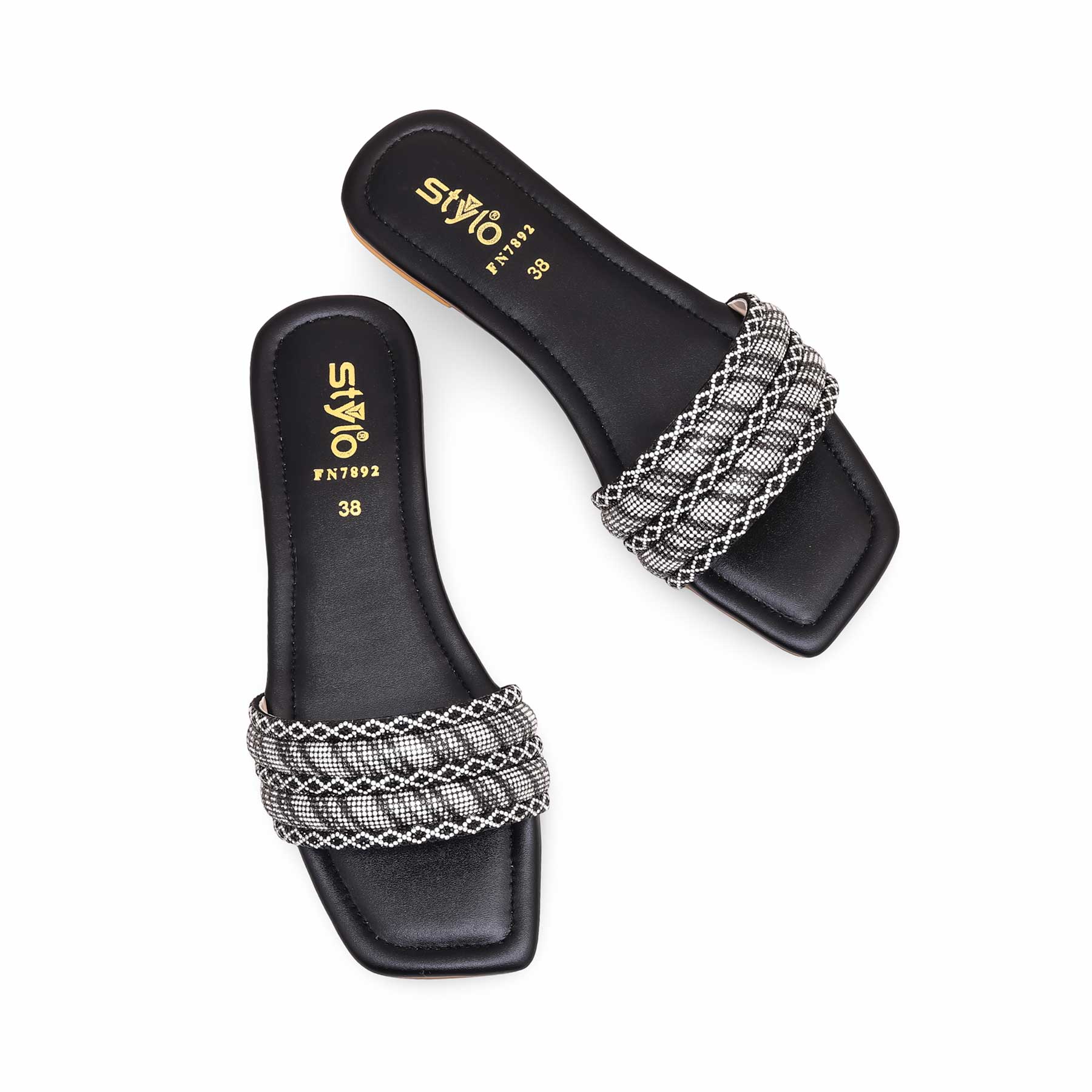 Black Fancy Slipper FN7892 - Image 4