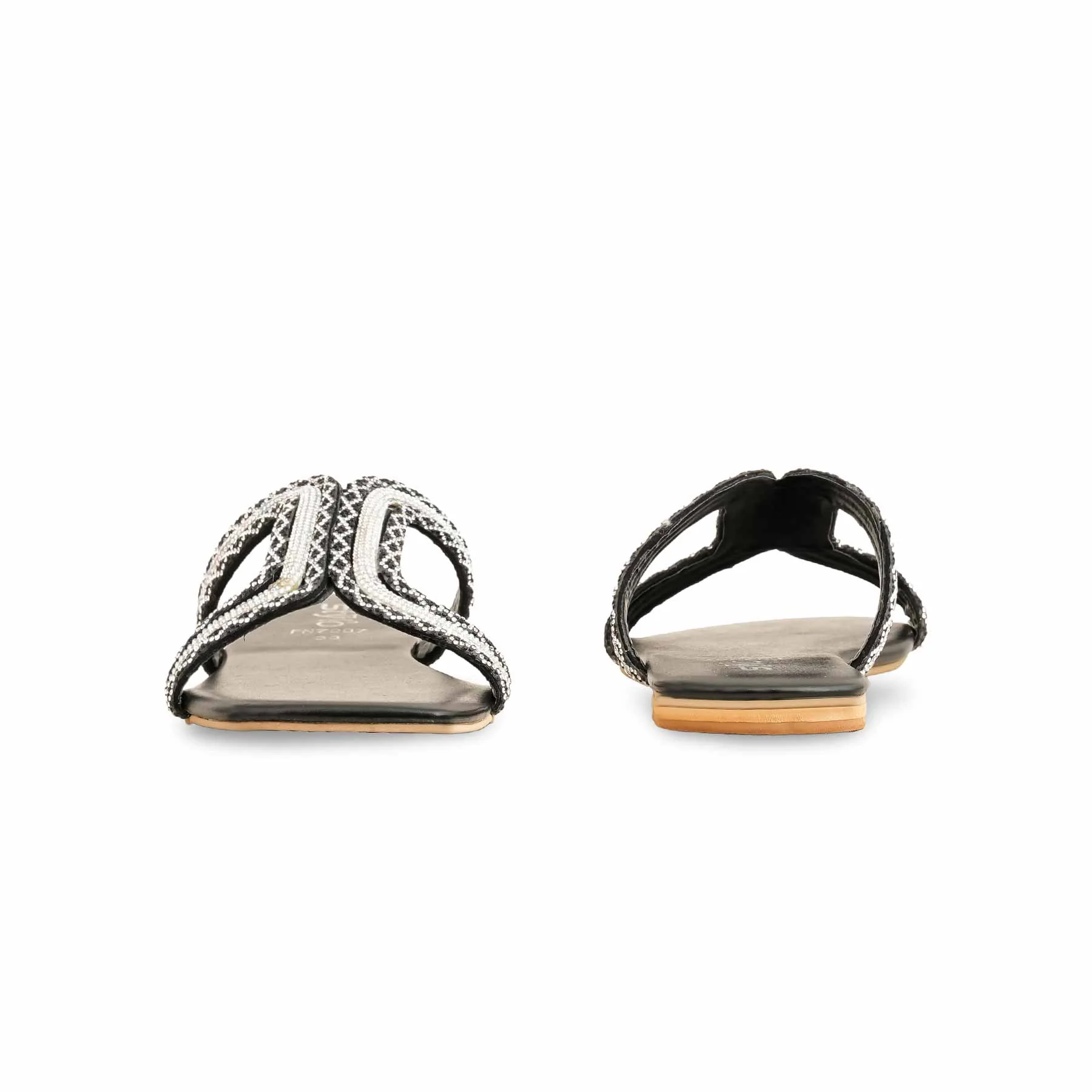 Black Fancy Slipper FN7907 - Image 4