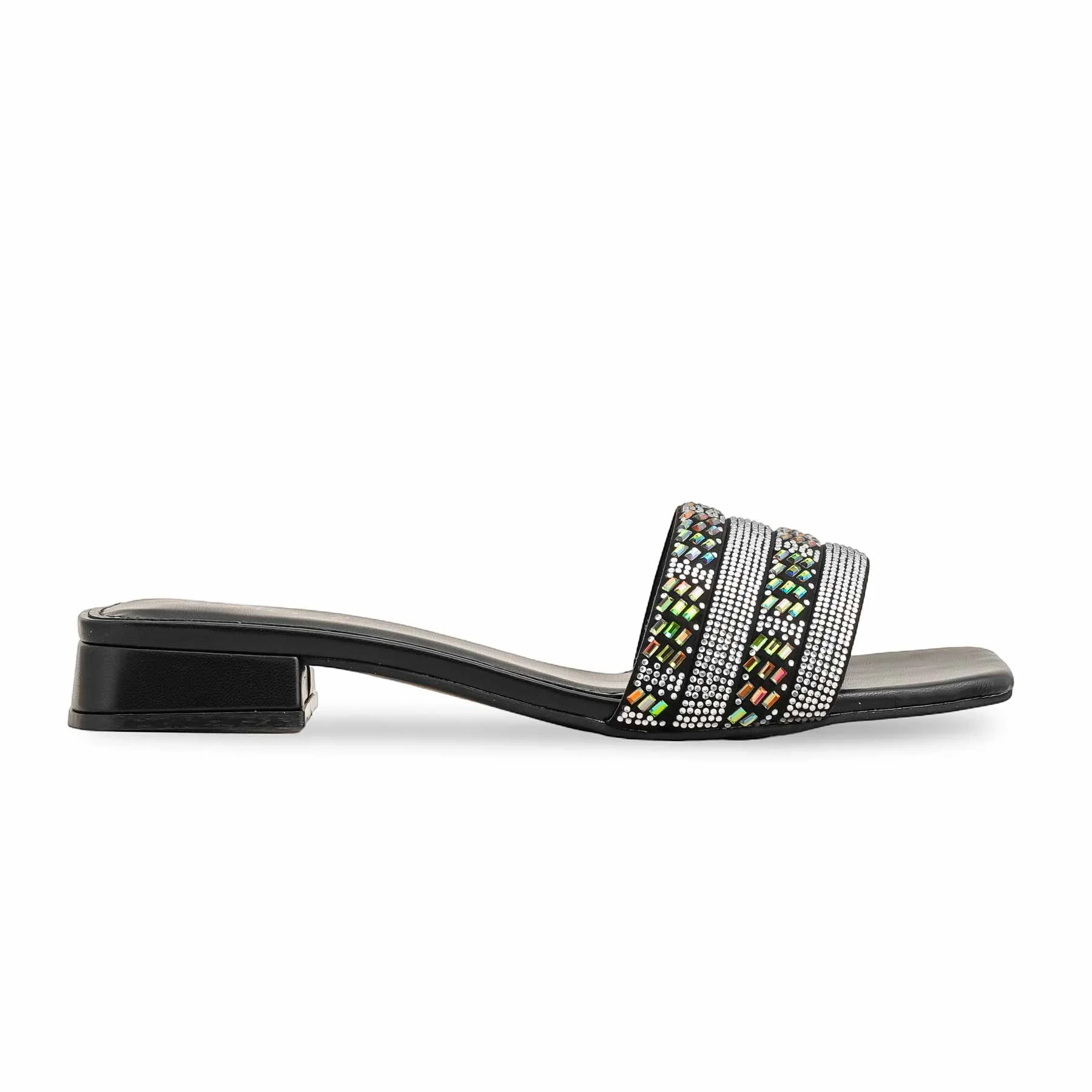Black Fancy Slipper FN7941 - Image 2
