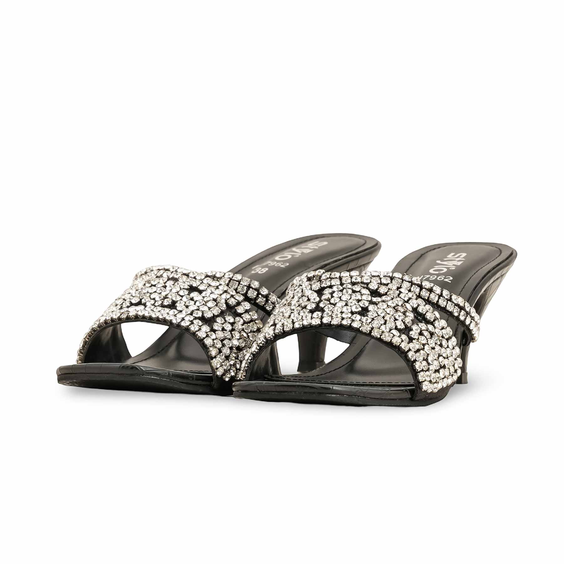 Black Fancy Slipper FN7962 - Image 3