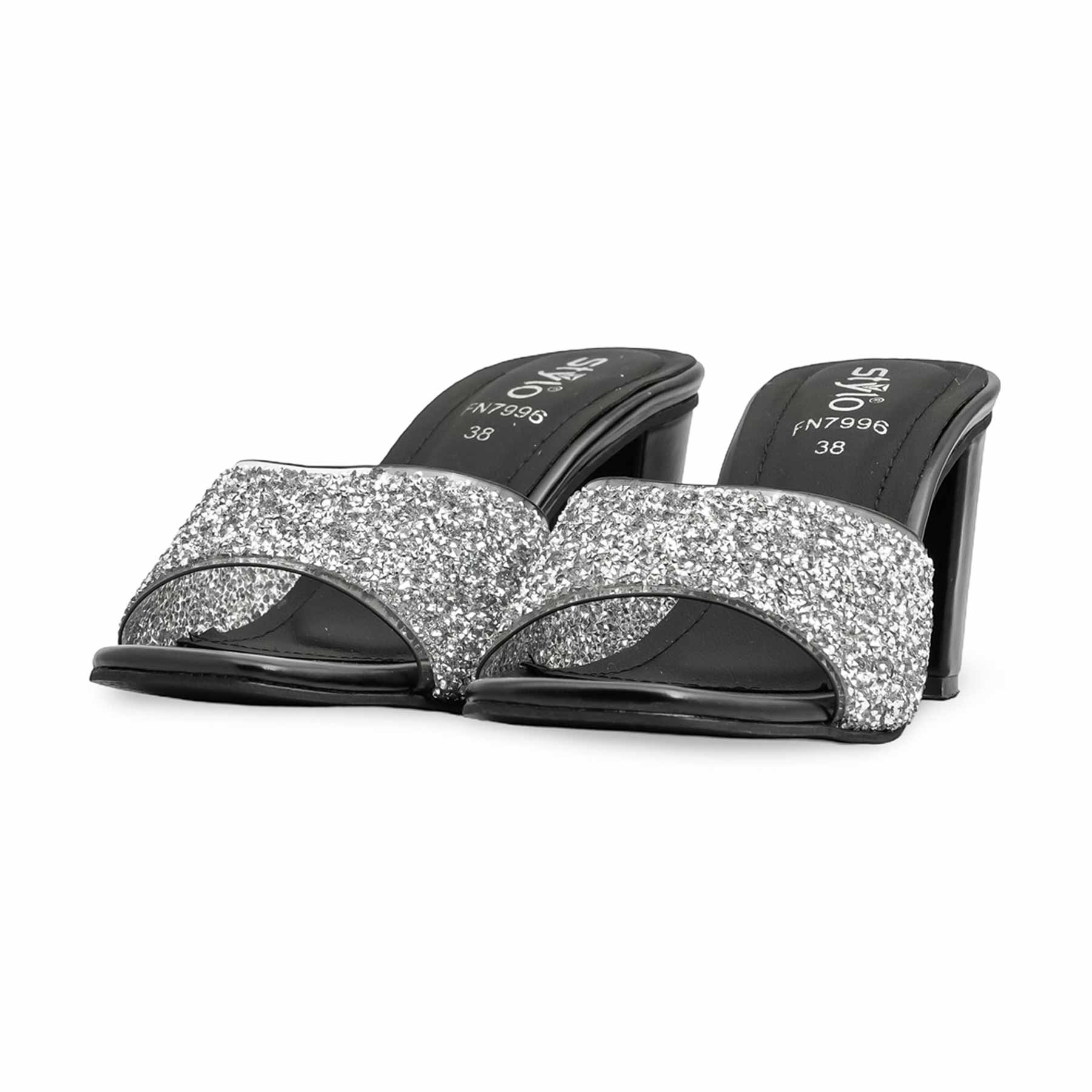 Black Fancy Slipper FN7996 - Image 3