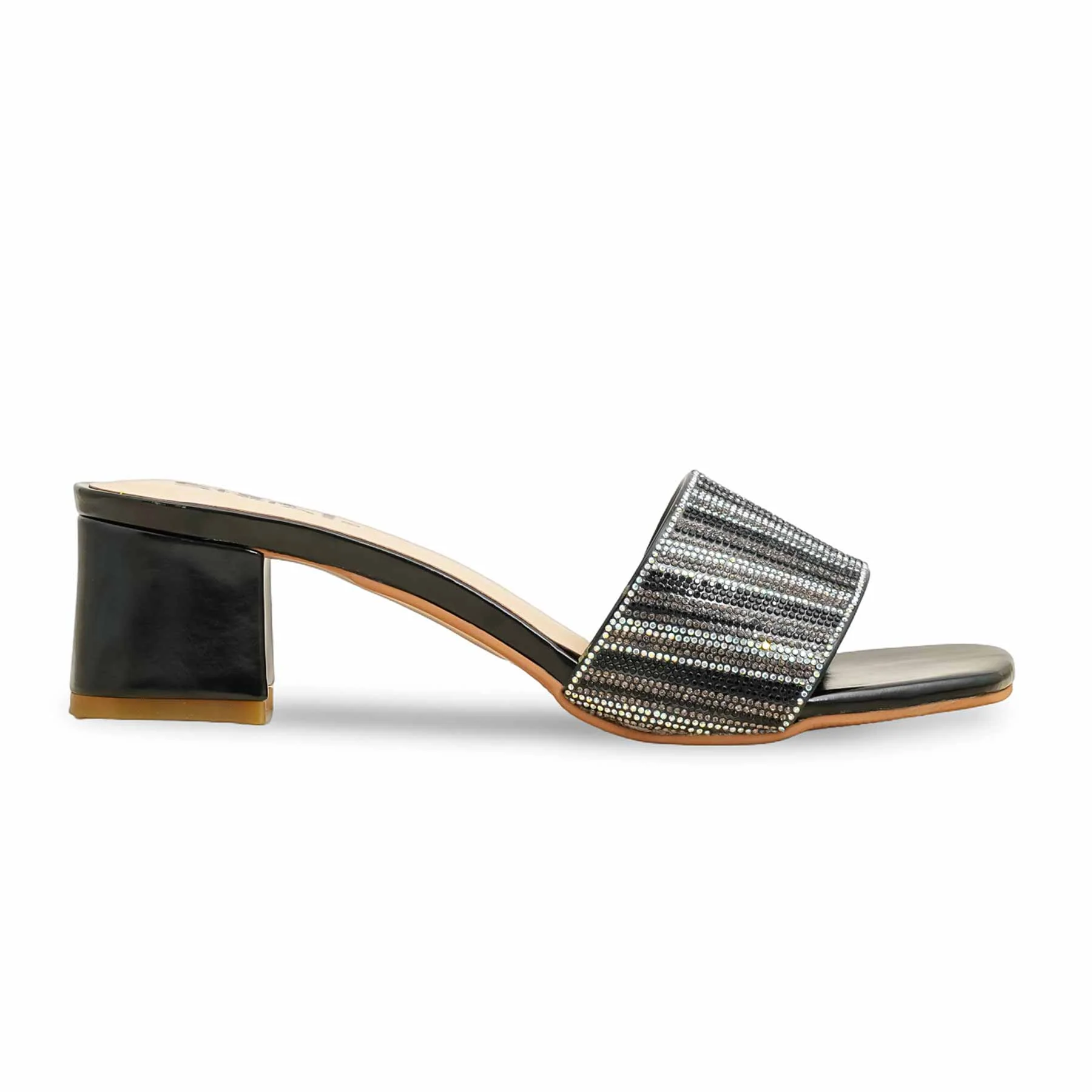 Black Fancy Slipper FN8000 - Image 2