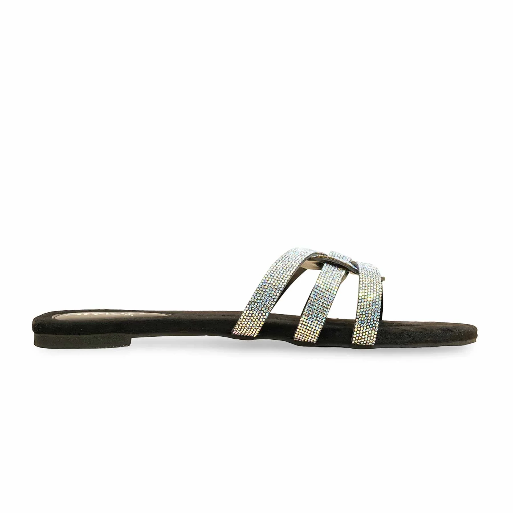 Black Fancy Slipper LFN715 - Image 2