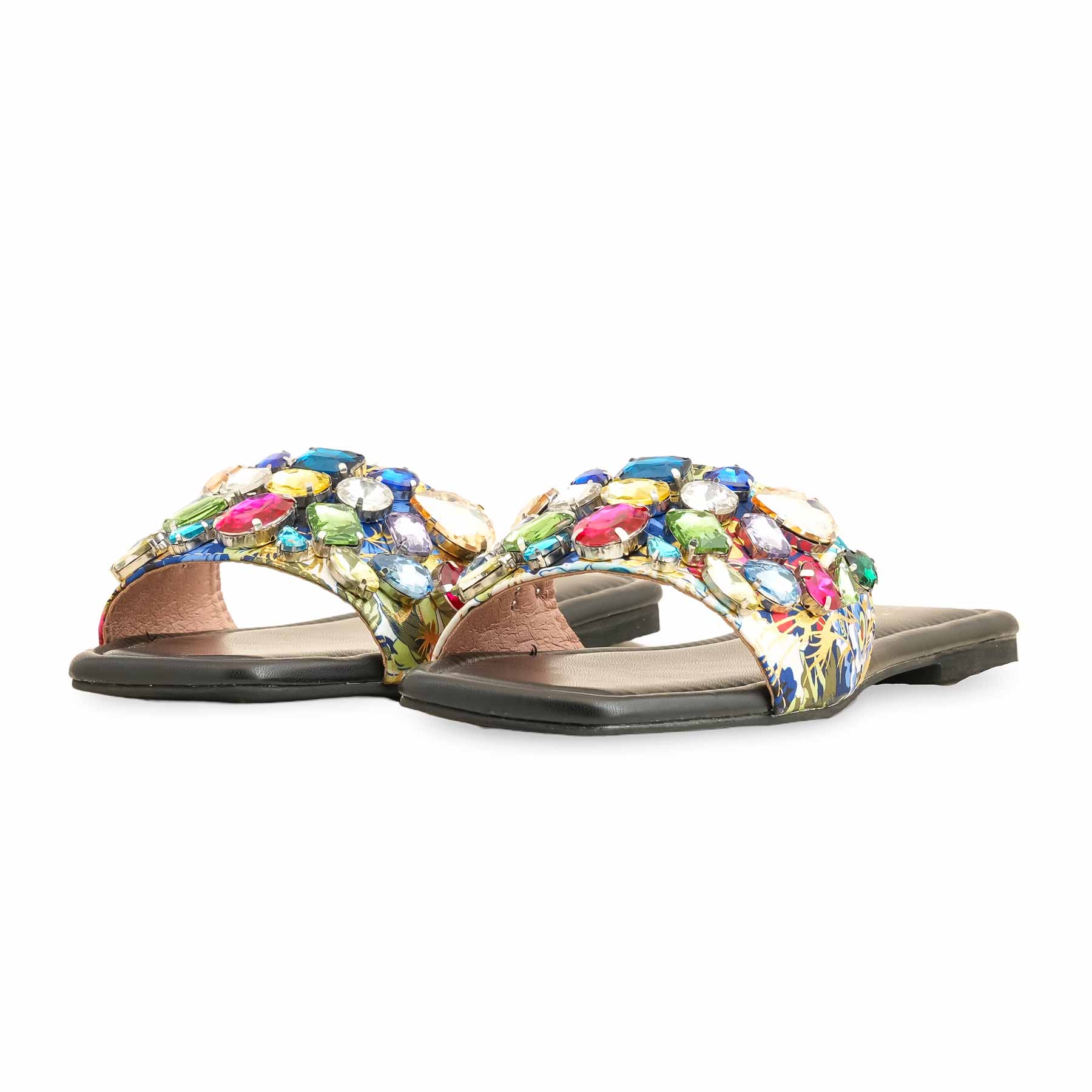 Black Fancy Women Slipper FN7939 - Image 3