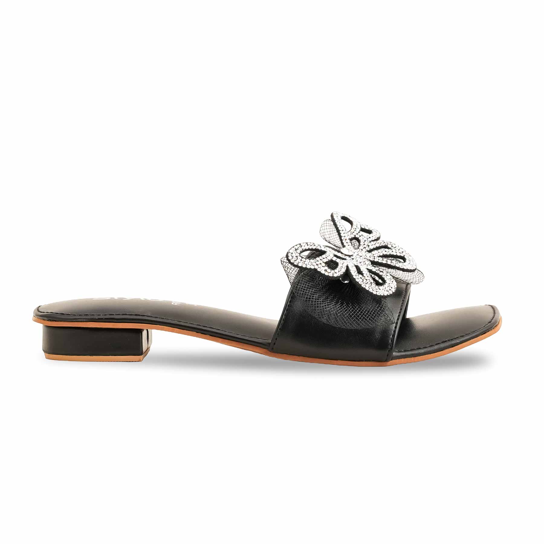 Black Fancy Women Slipper FN7953 - Image 2