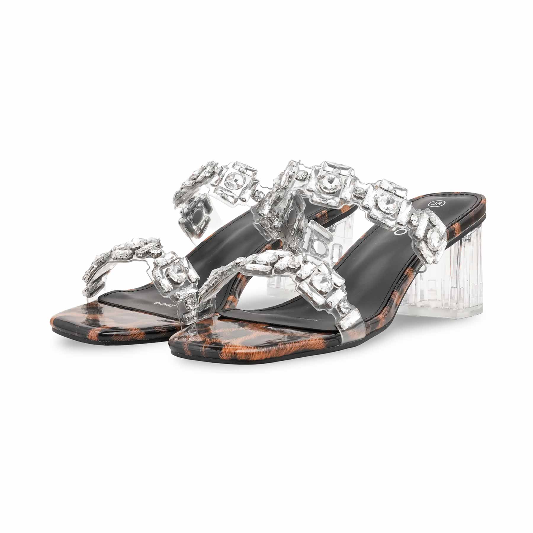 Black Fancy Women Slipper FN8019 - Image 3