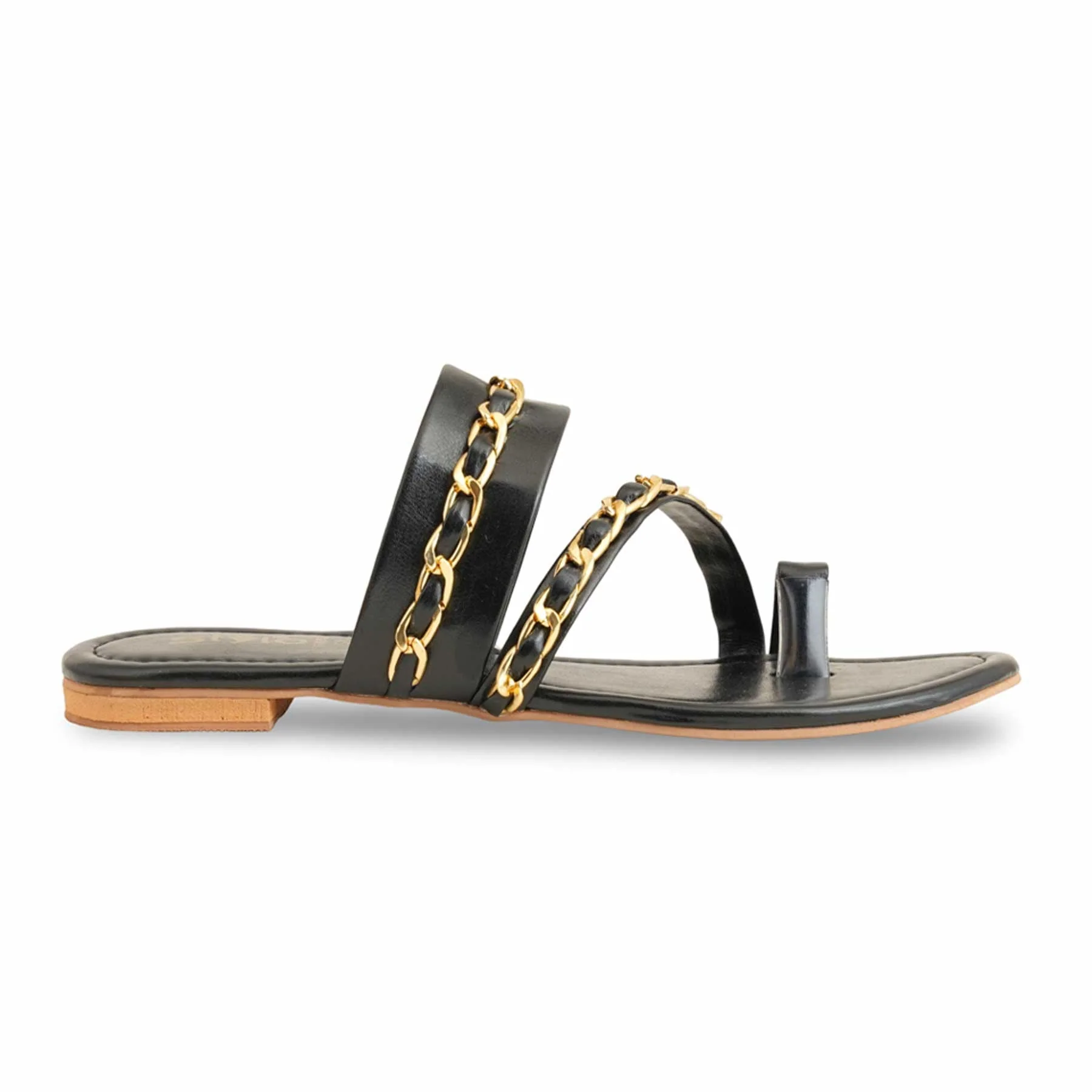 Black Formal Chappal For ladies FR0552 - Image 2