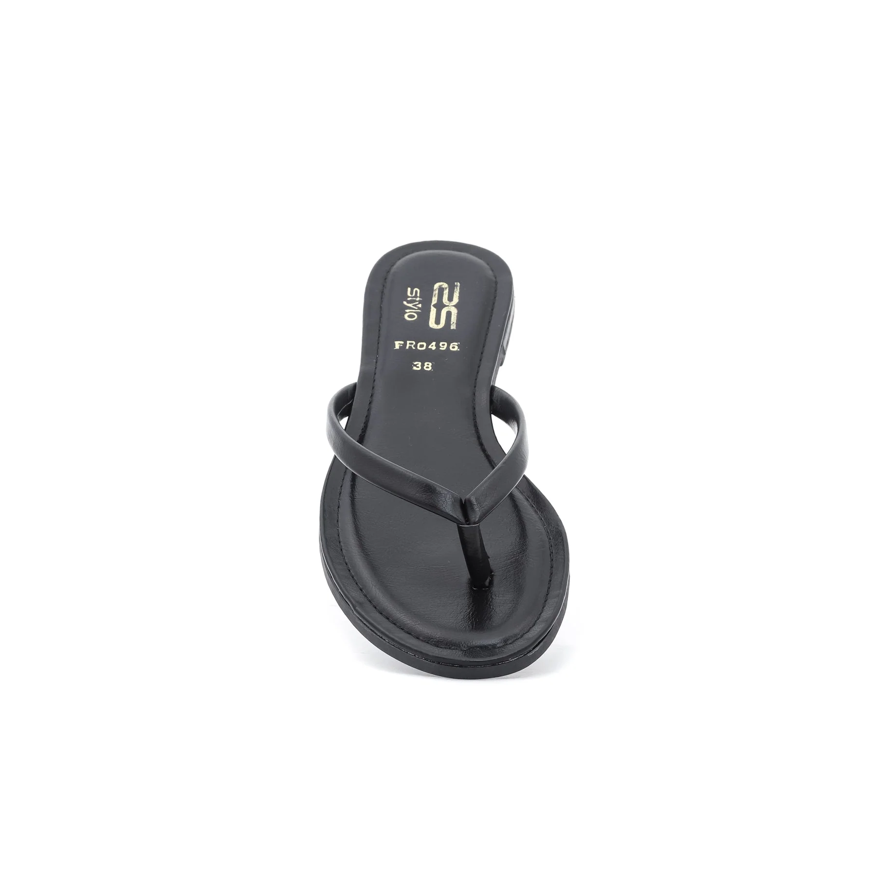 Black Formal Chappal FR0496 - Image 3