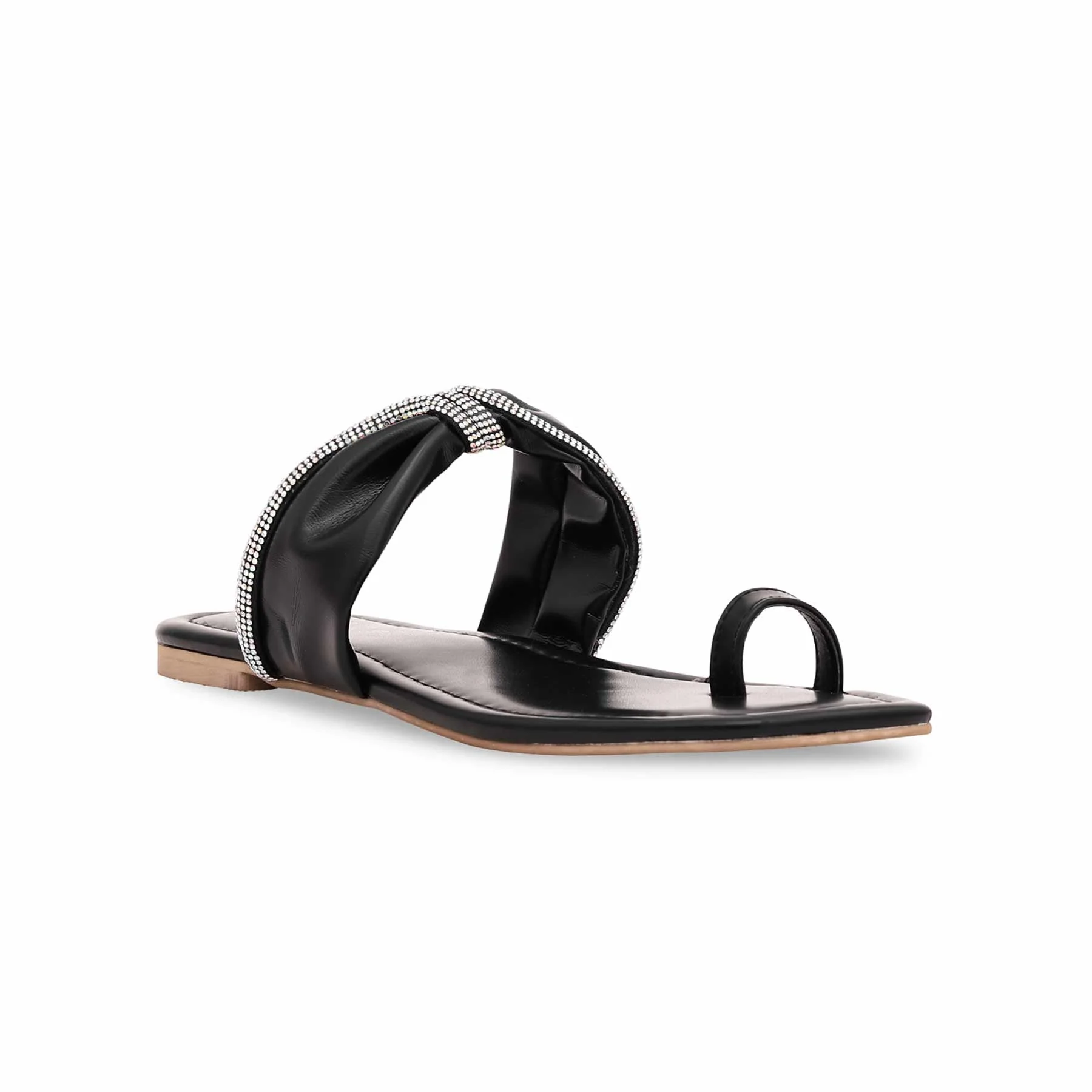 Black Formal Chappal FR0528 - Image 2