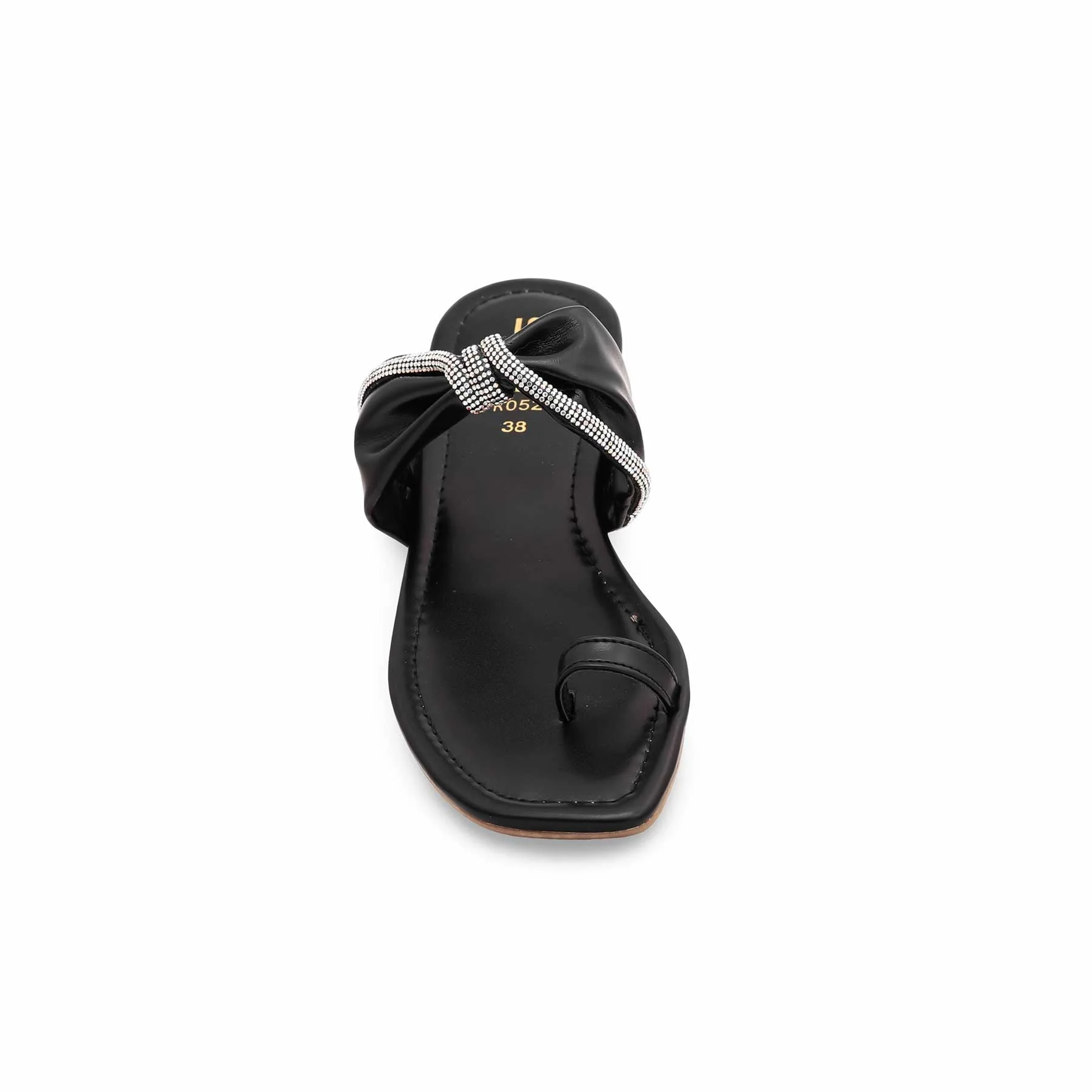 Black Formal Chappal FR0528 - Image 3