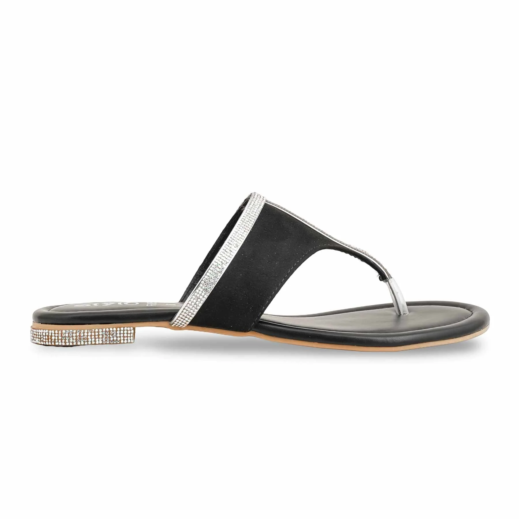 Black Formal Chappal FR0558 - Image 2