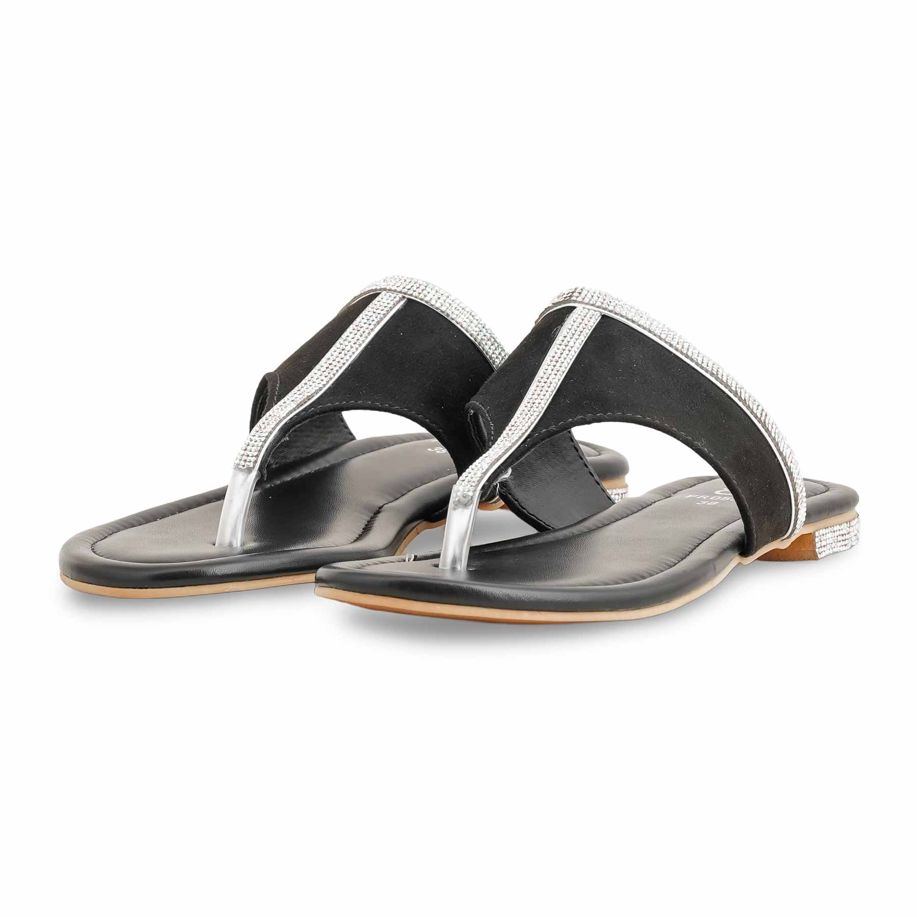 Black Formal Chappal FR0558 - Image 3