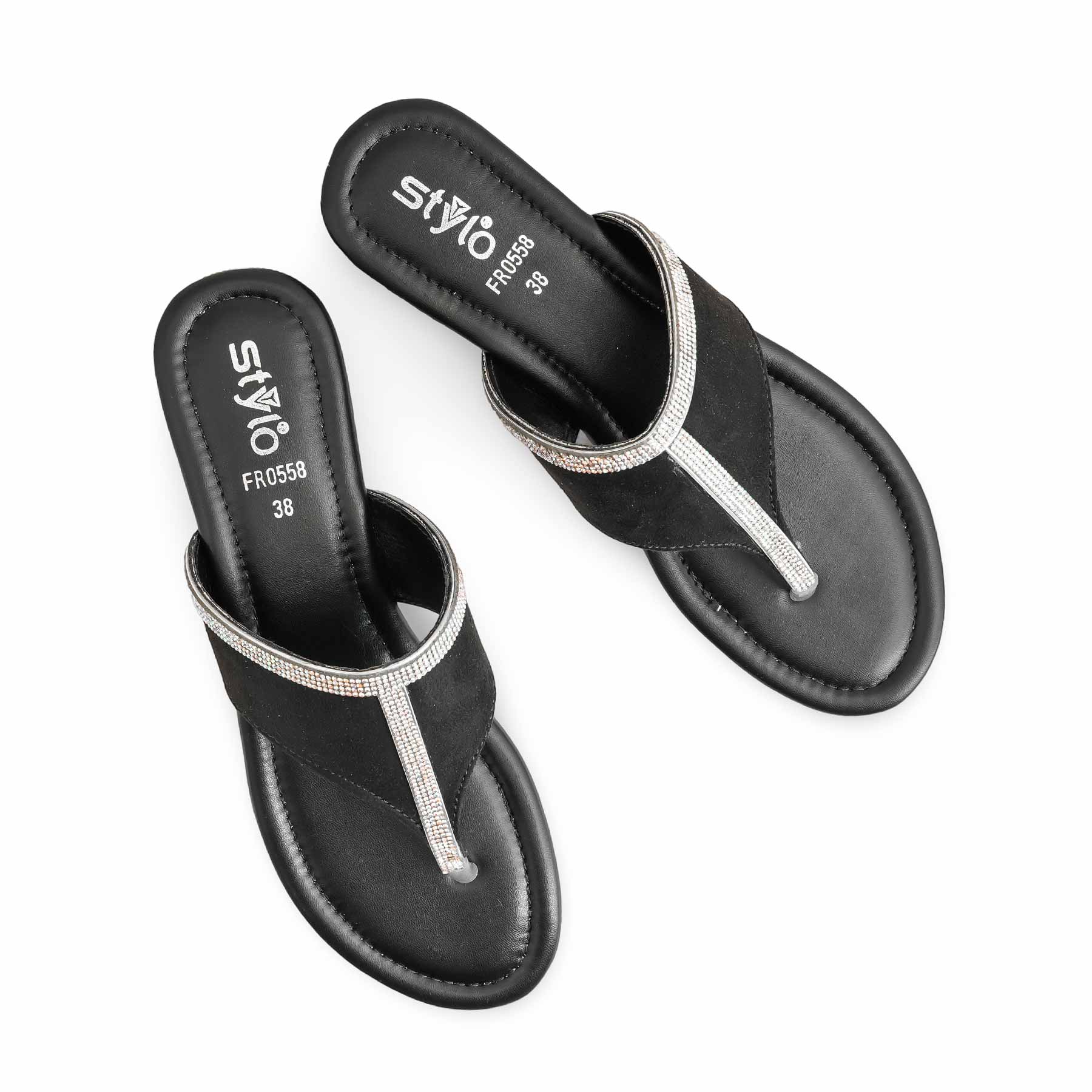 Black Formal Chappal FR0558 - Image 5