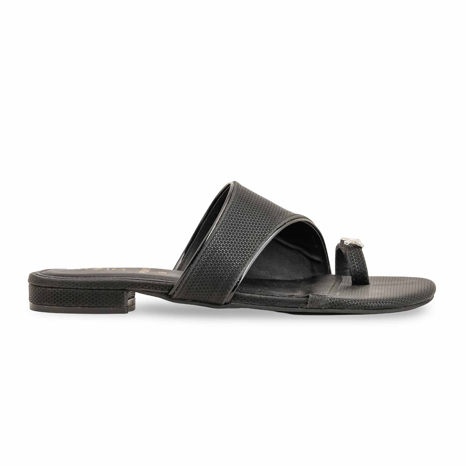 Black Formal Chappal FR0565 - Image 2