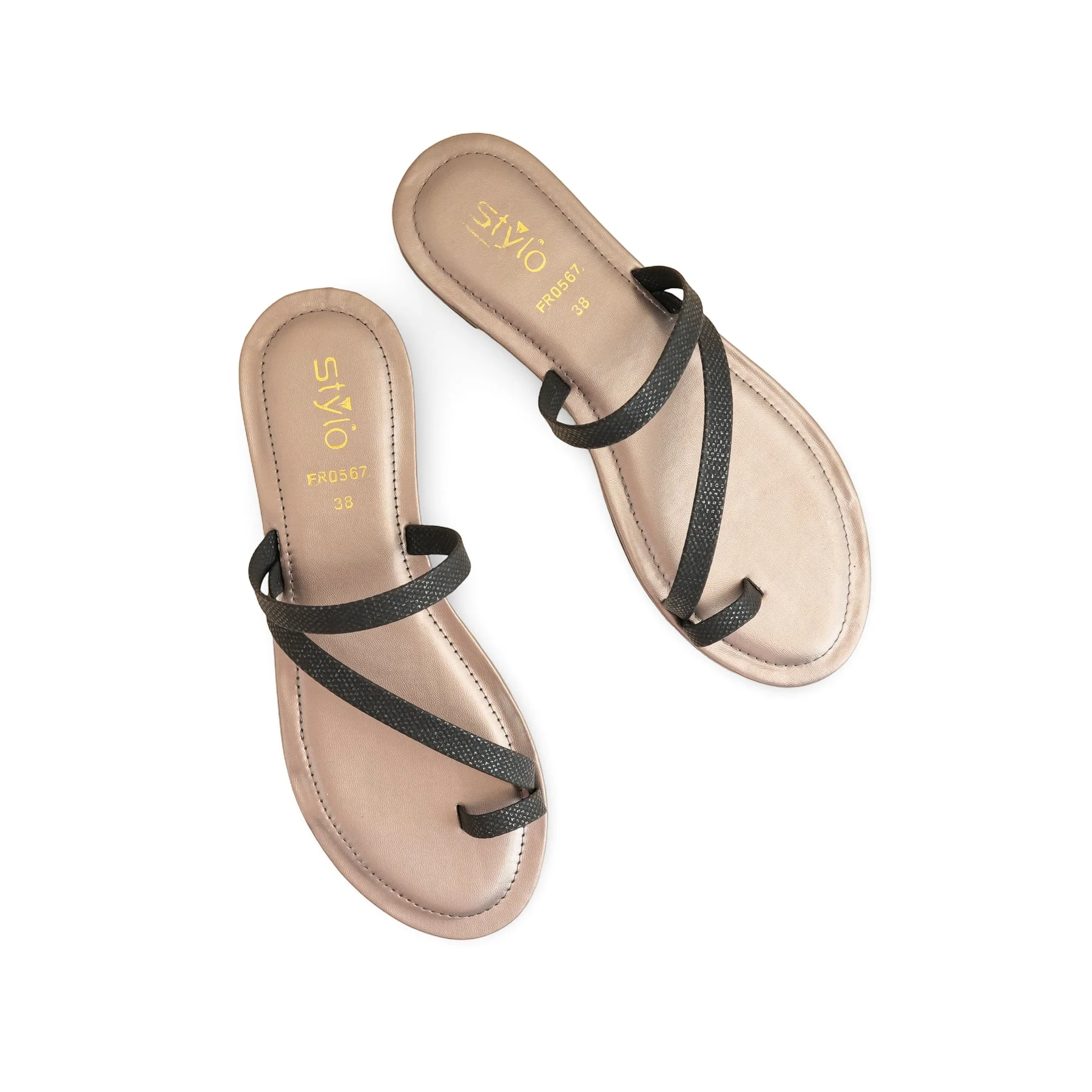 Black Formal Chappal FR0567 - Image 5